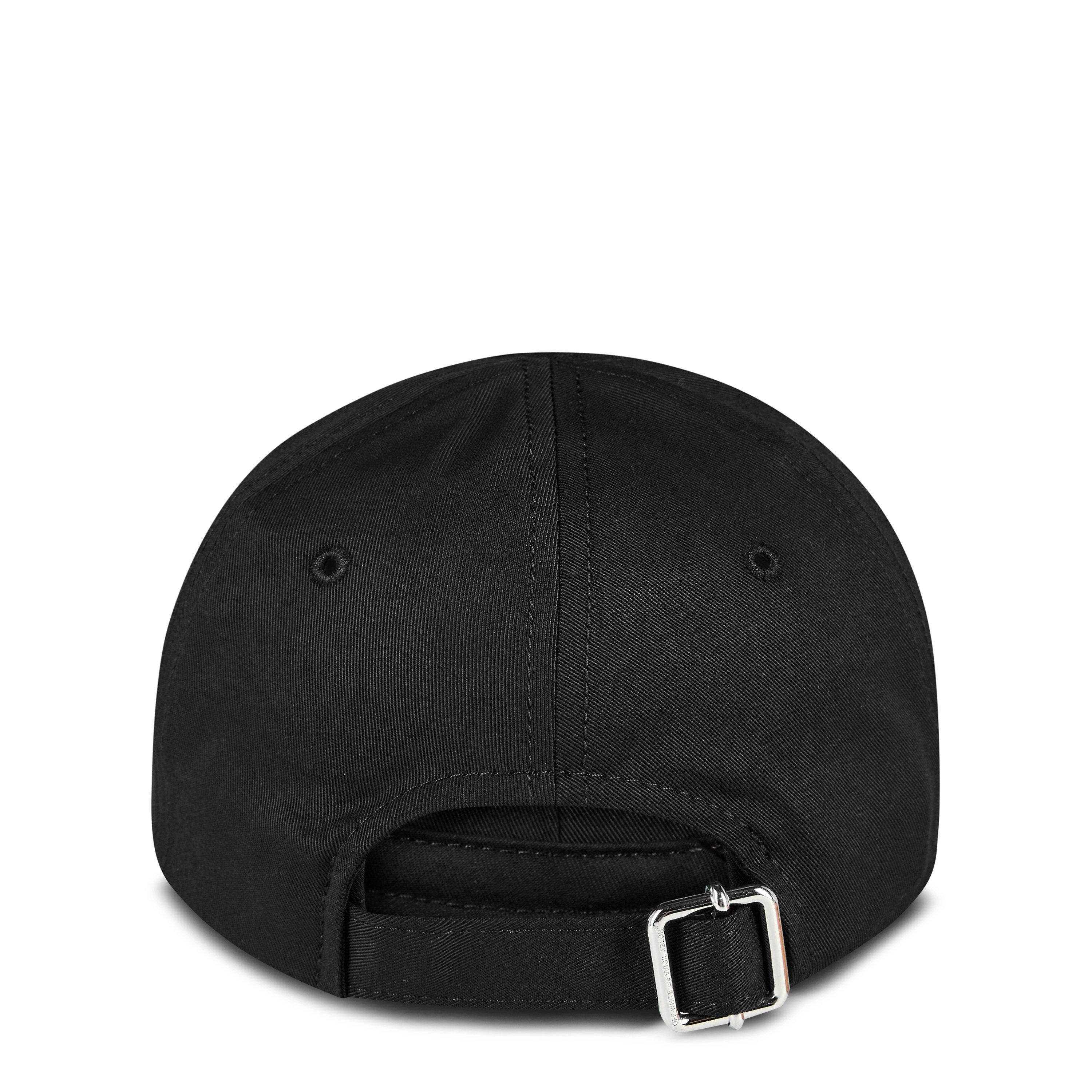 Black 1001 - Off White - Women's Logo Cap, Embroidered Logo - 3