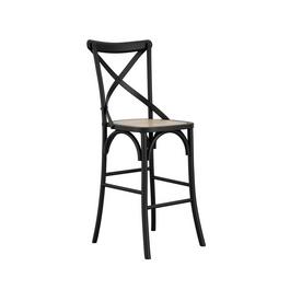 LPD Fitzroy Black / Cane Counter Stool (1 Per Pack)
