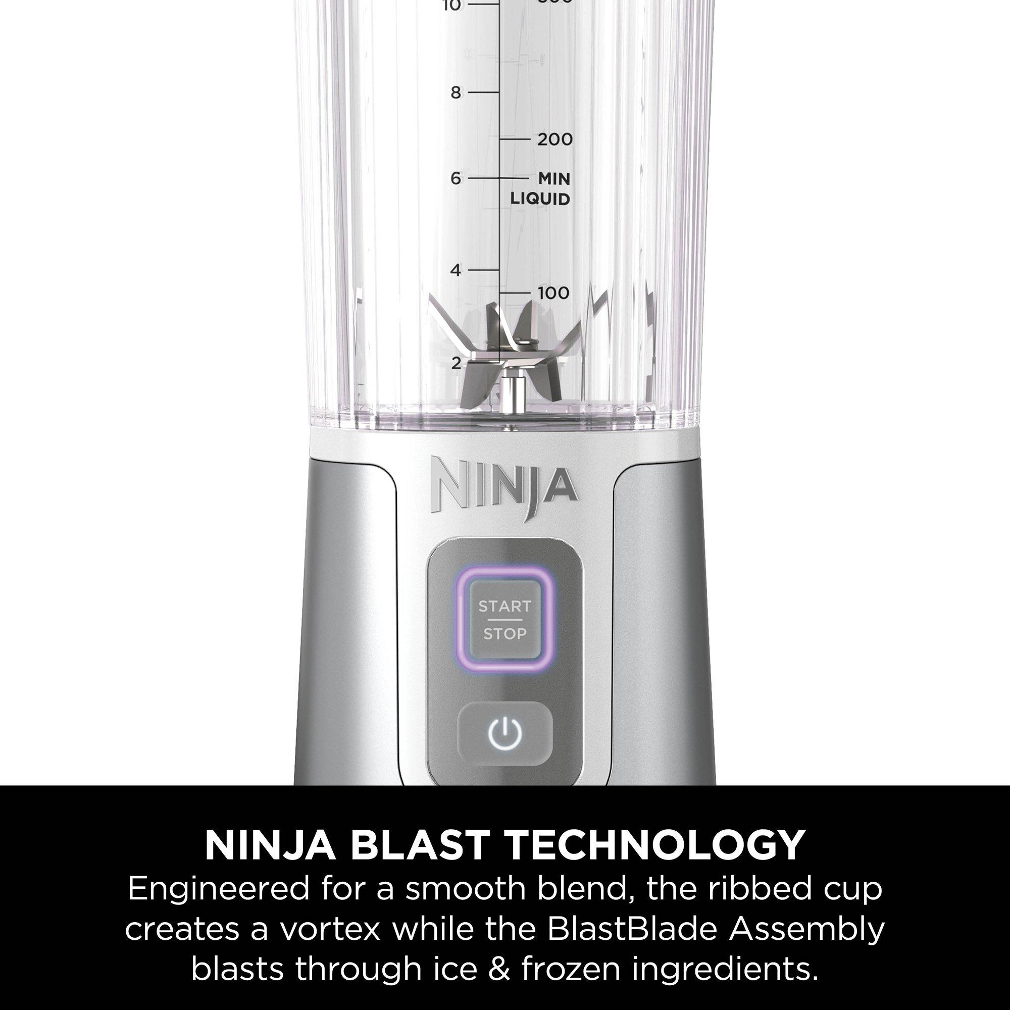 White - Ninja - Blast Cordless Portable Blender – White BC151UKWH - 3