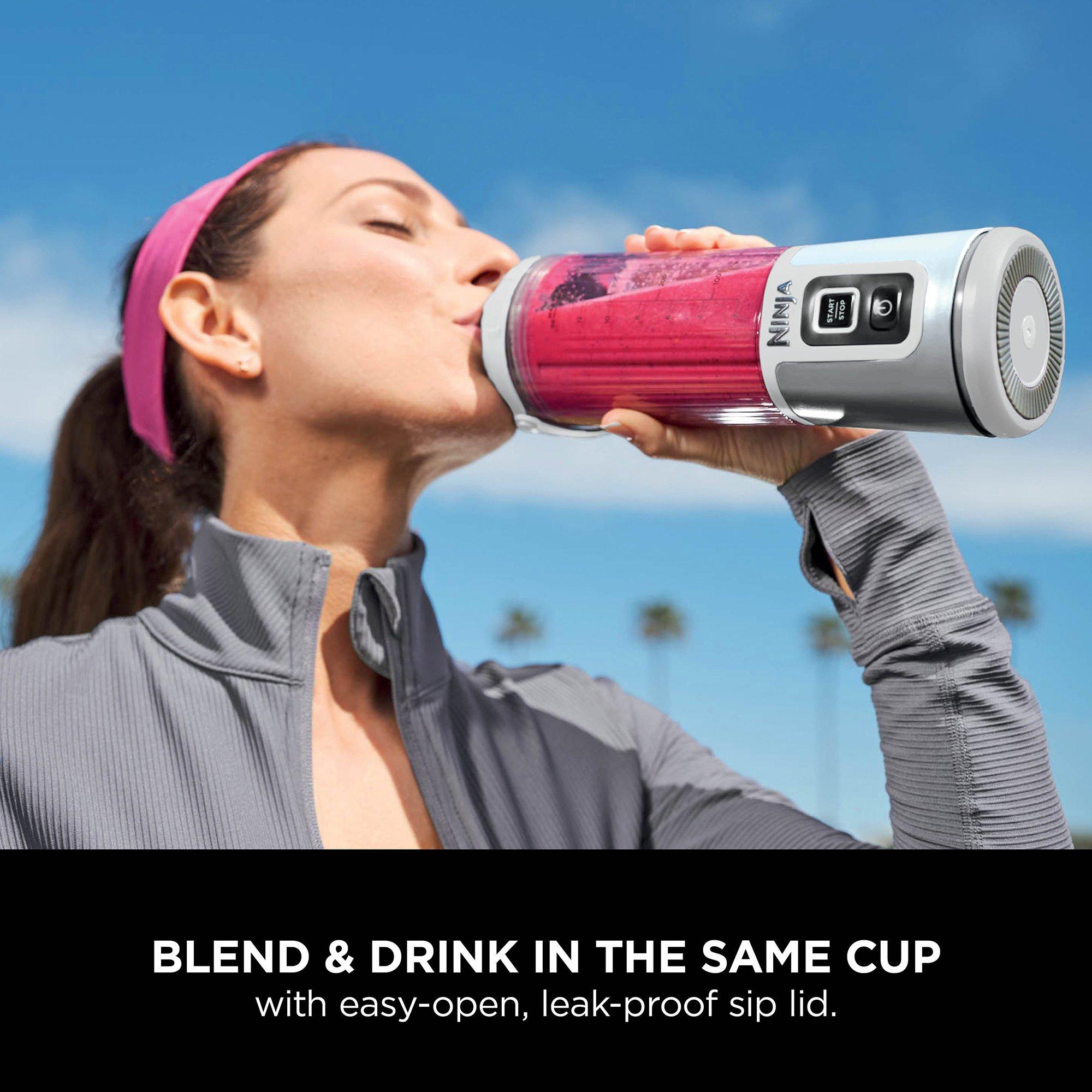 White - Ninja - Blast Cordless Portable Blender – White BC151UKWH - 6