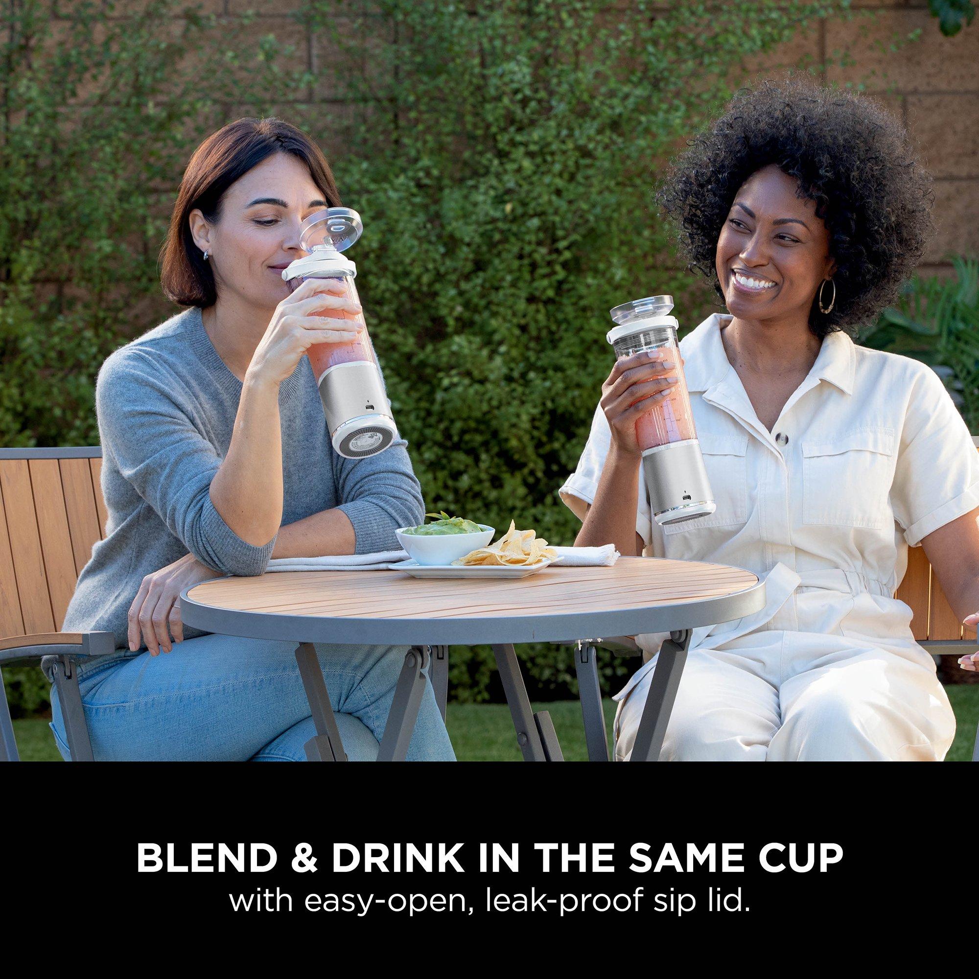 White - Ninja - Blast Cordless Portable Blender – White BC151UKWH - 7