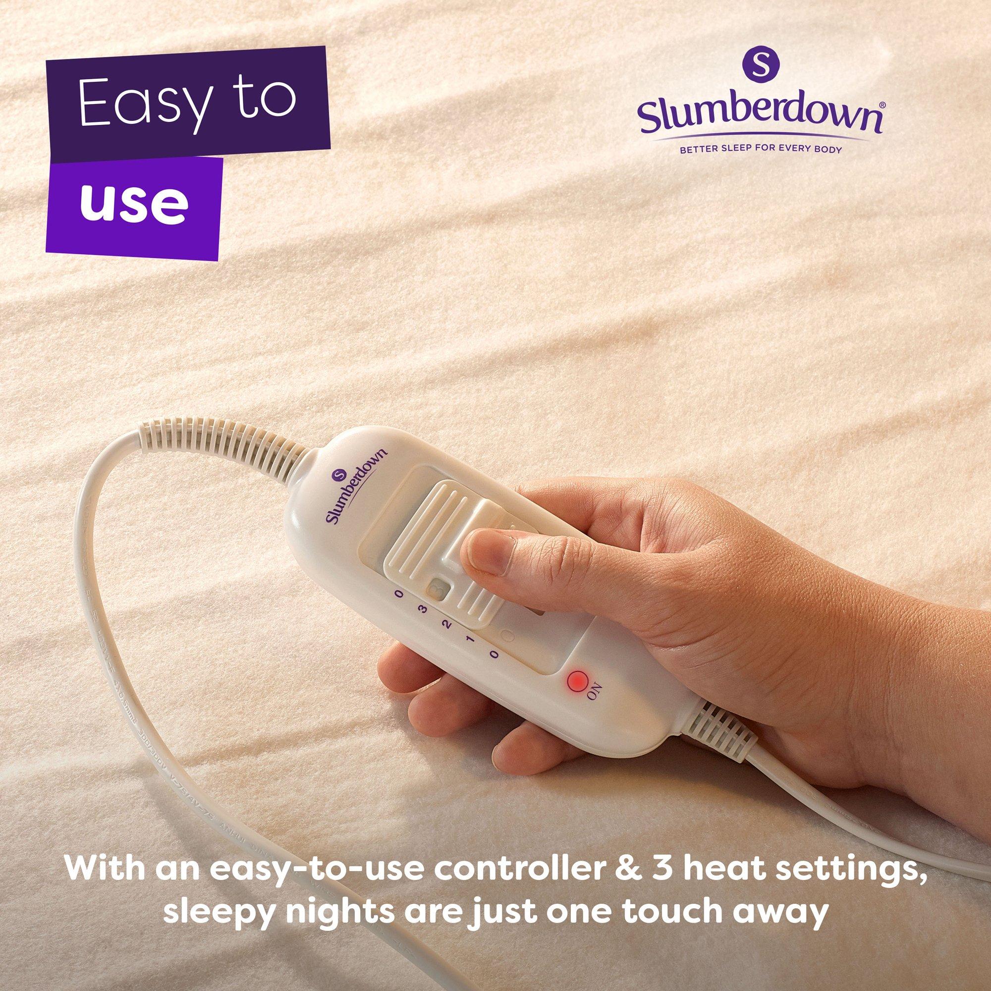 White - Slumberdown - Sleepy Nights Electric Blanket - 3