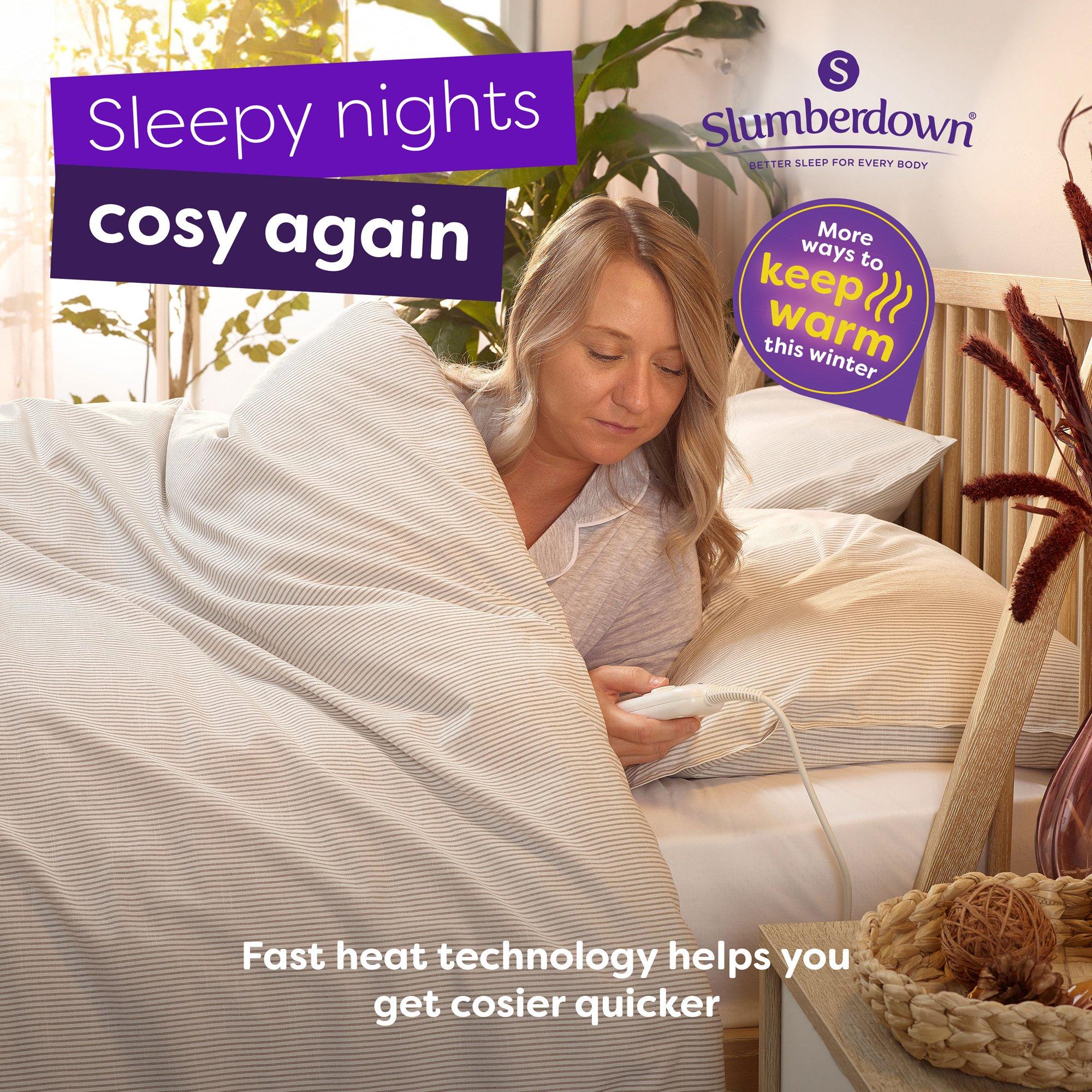 White - Slumberdown - Sleepy Nights Electric Blanket - 4