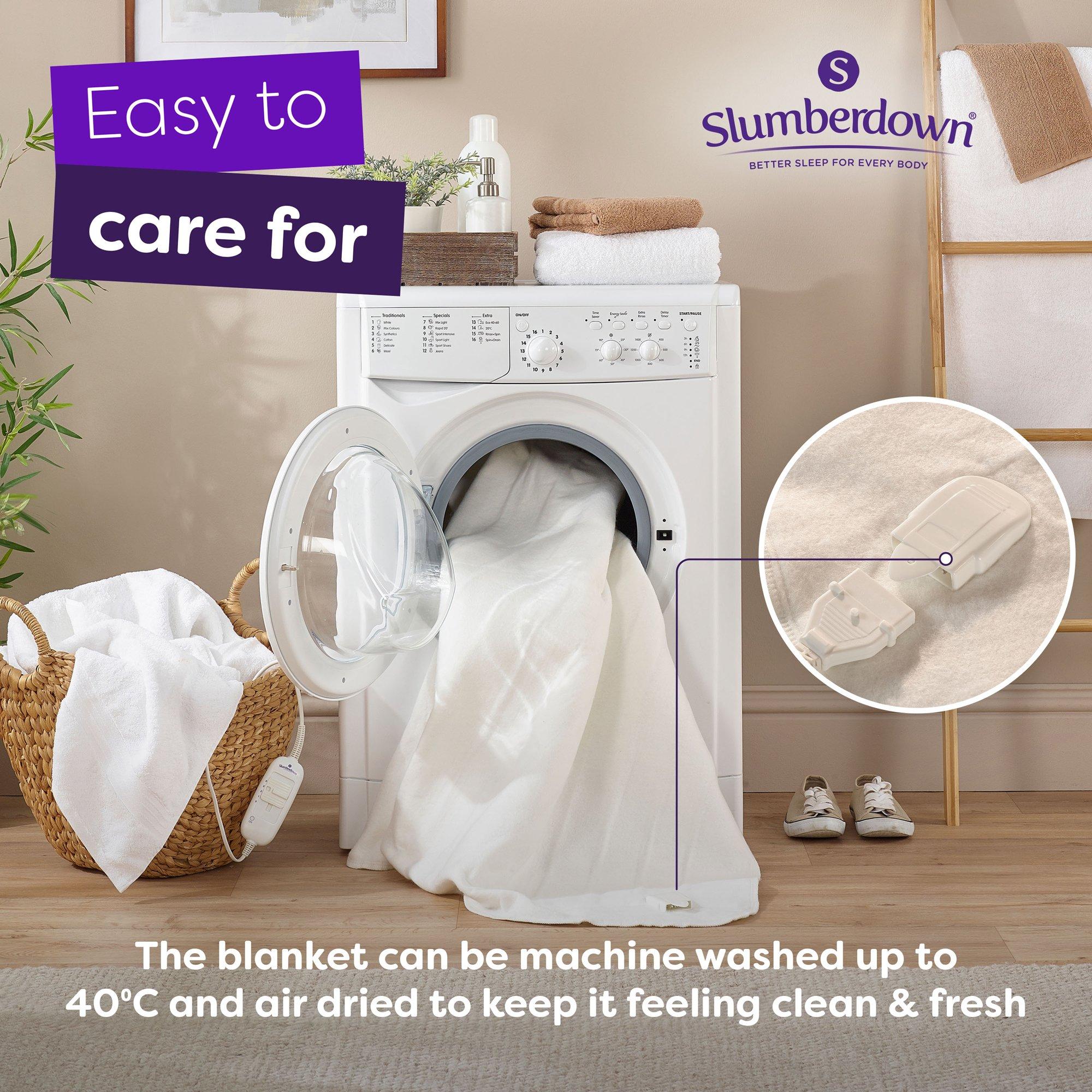 White - Slumberdown - Sleepy Nights Electric Blanket - 7