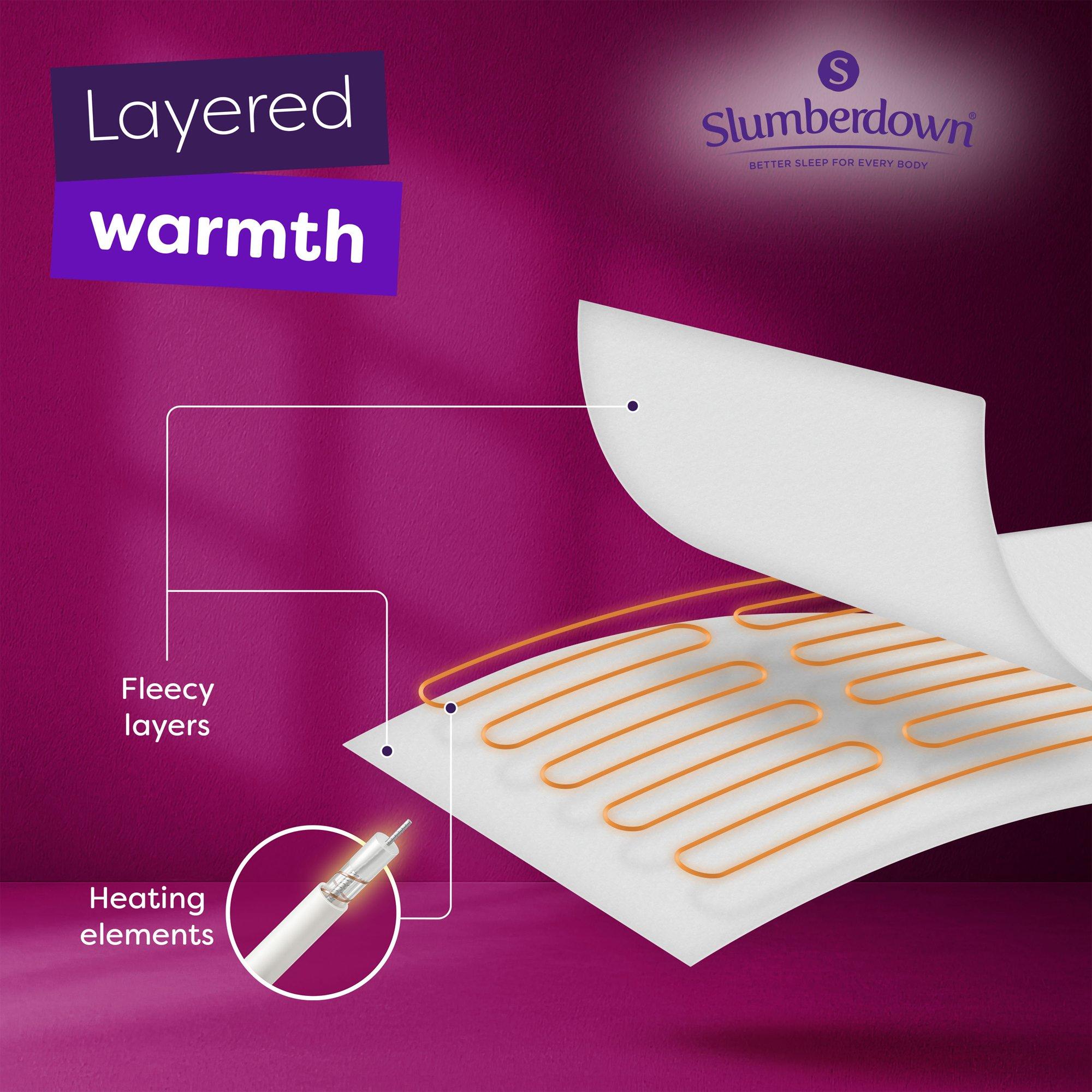 White - Slumberdown - Sleepy Nights Electric Blanket - 8