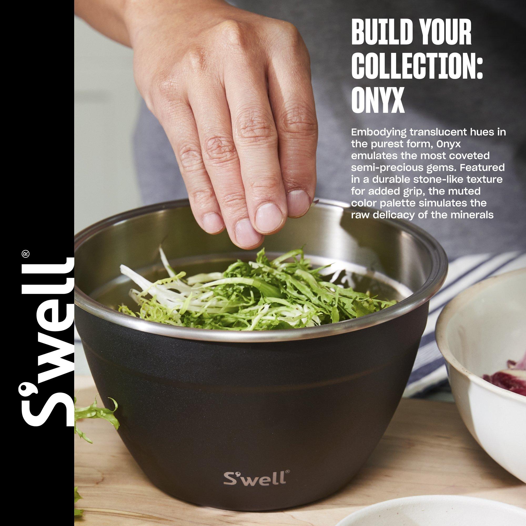 Black - Swell - S'well Onyx Salad Bowl Kit - 3