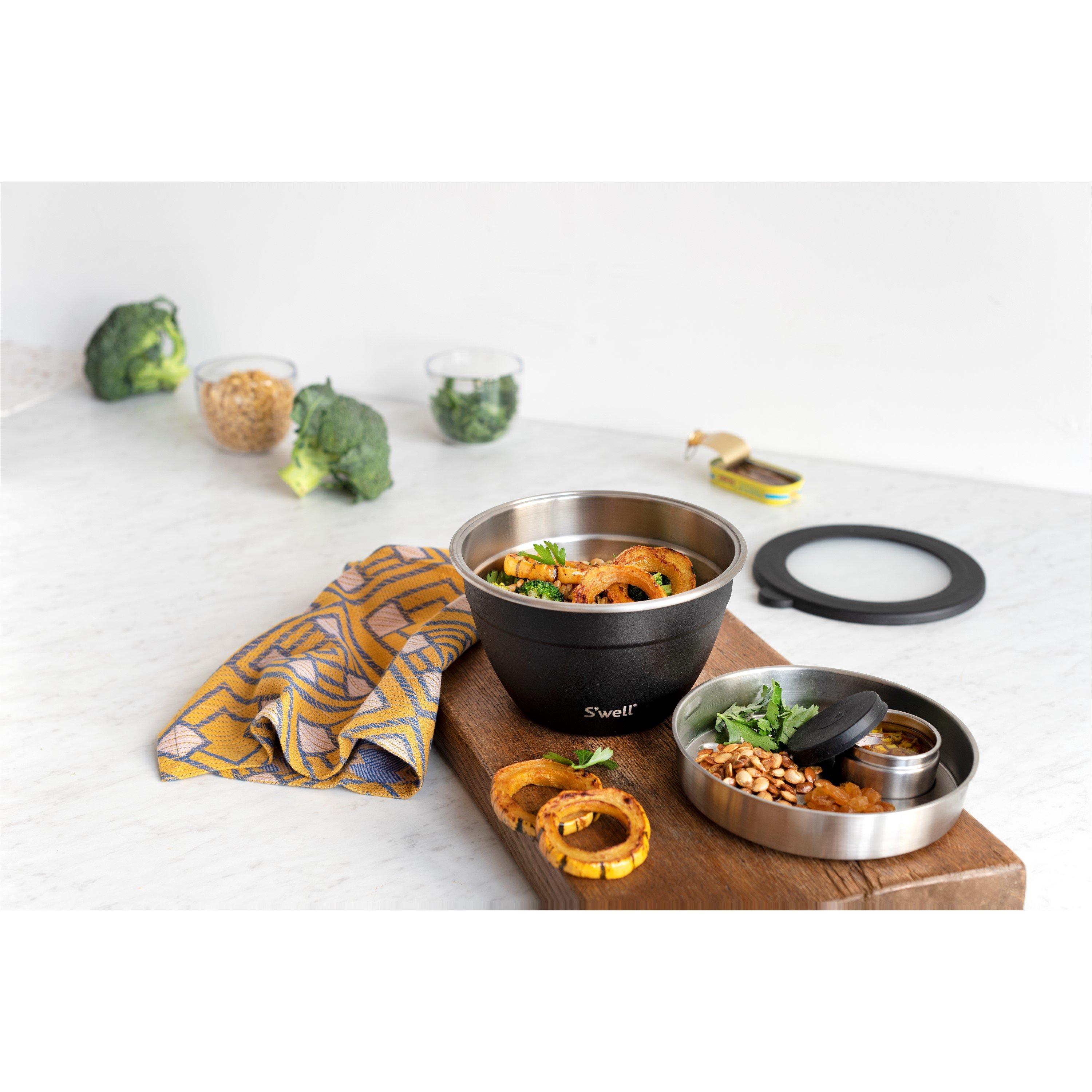 Black - Swell - S'well Onyx Salad Bowl Kit - 5