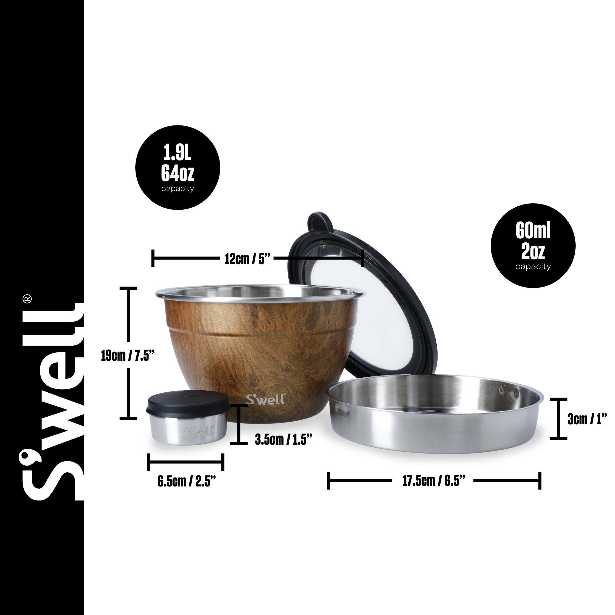 Brown - Swell - Swell Teakwood Salad Bowl Kit - 2