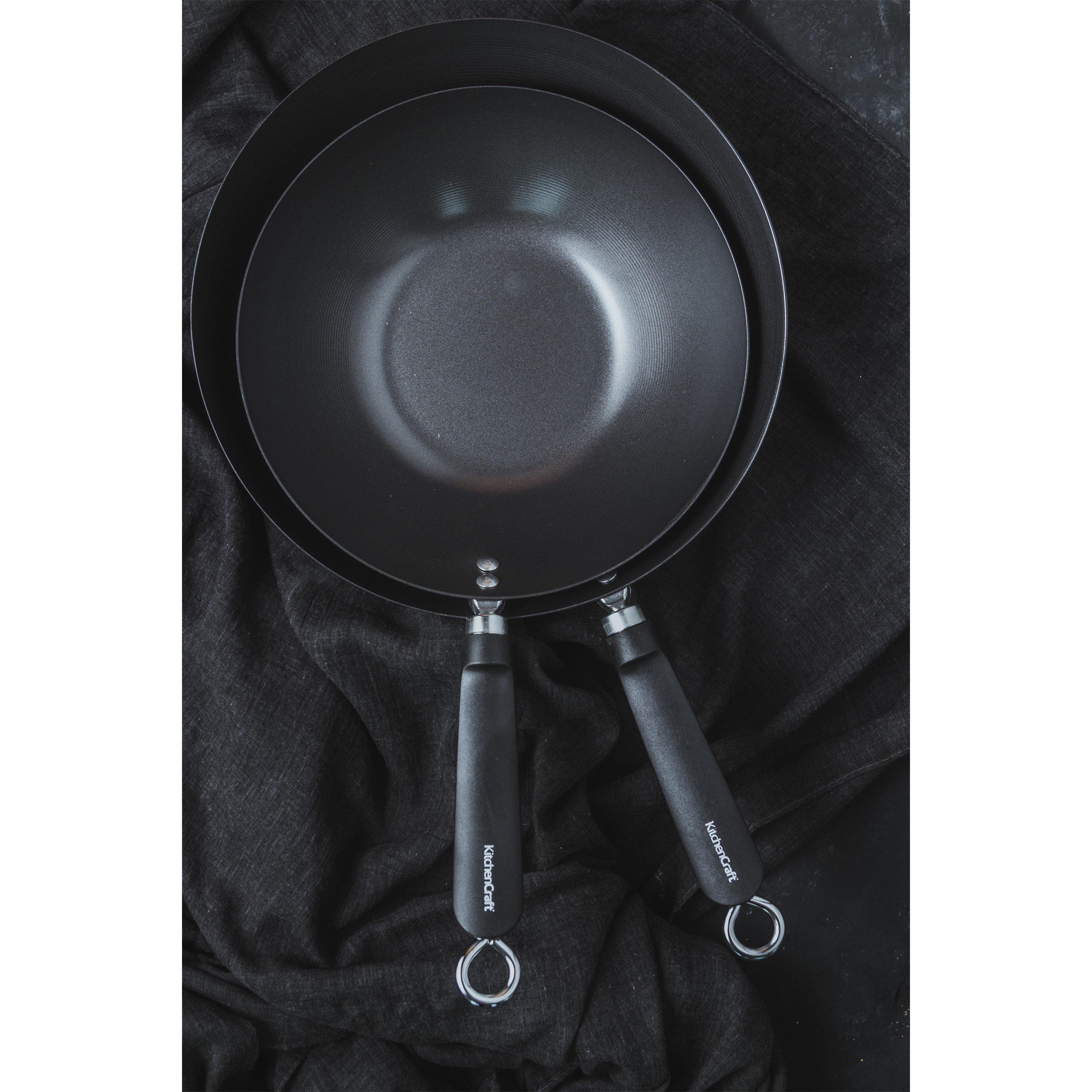 Black - KitchenCraft - KitchenCraft World of Flavours Non-Stick Wok - 2