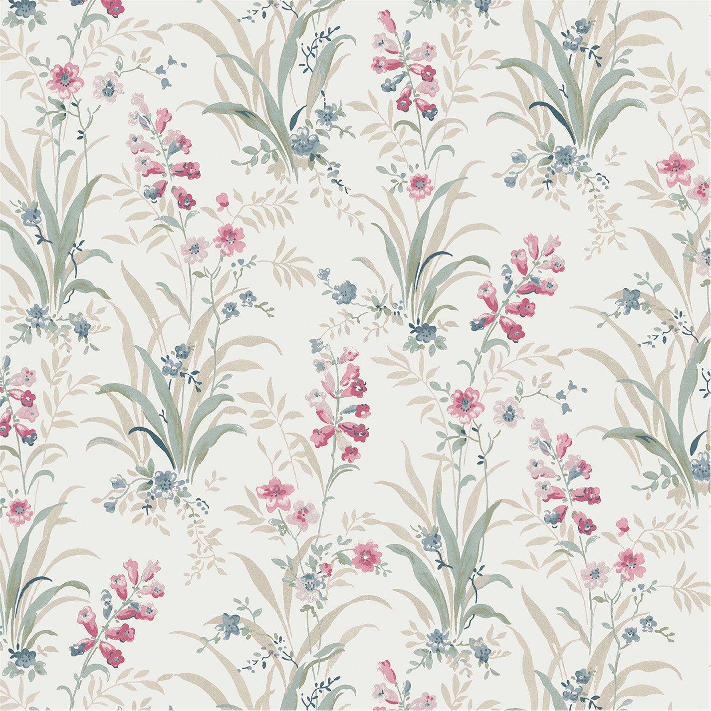 Natural - Laura Ashley - Mosedale Posy Soft Natural Wallpaper - 2