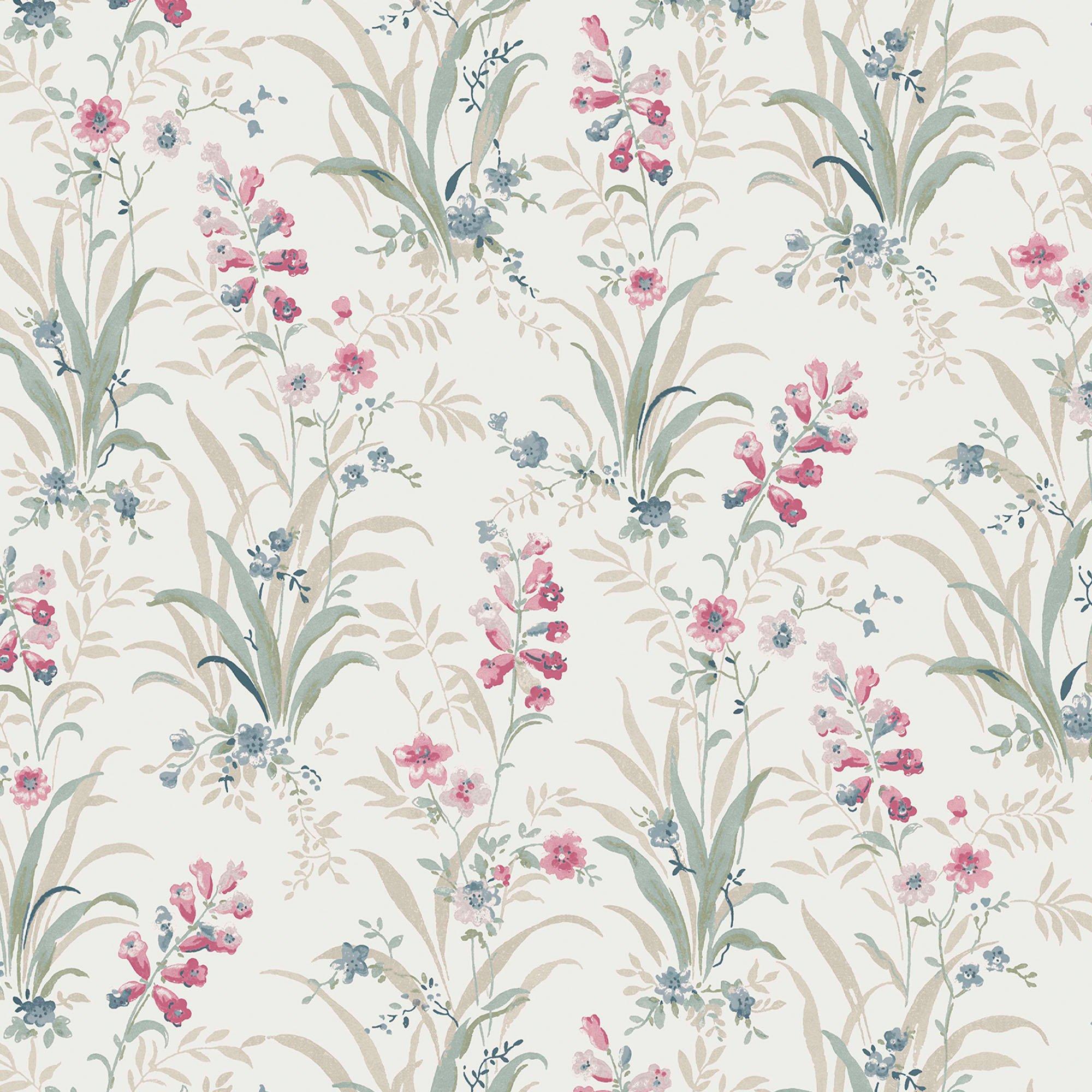 Natural - Laura Ashley - Mosedale Posy Soft Natural Wallpaper - 3