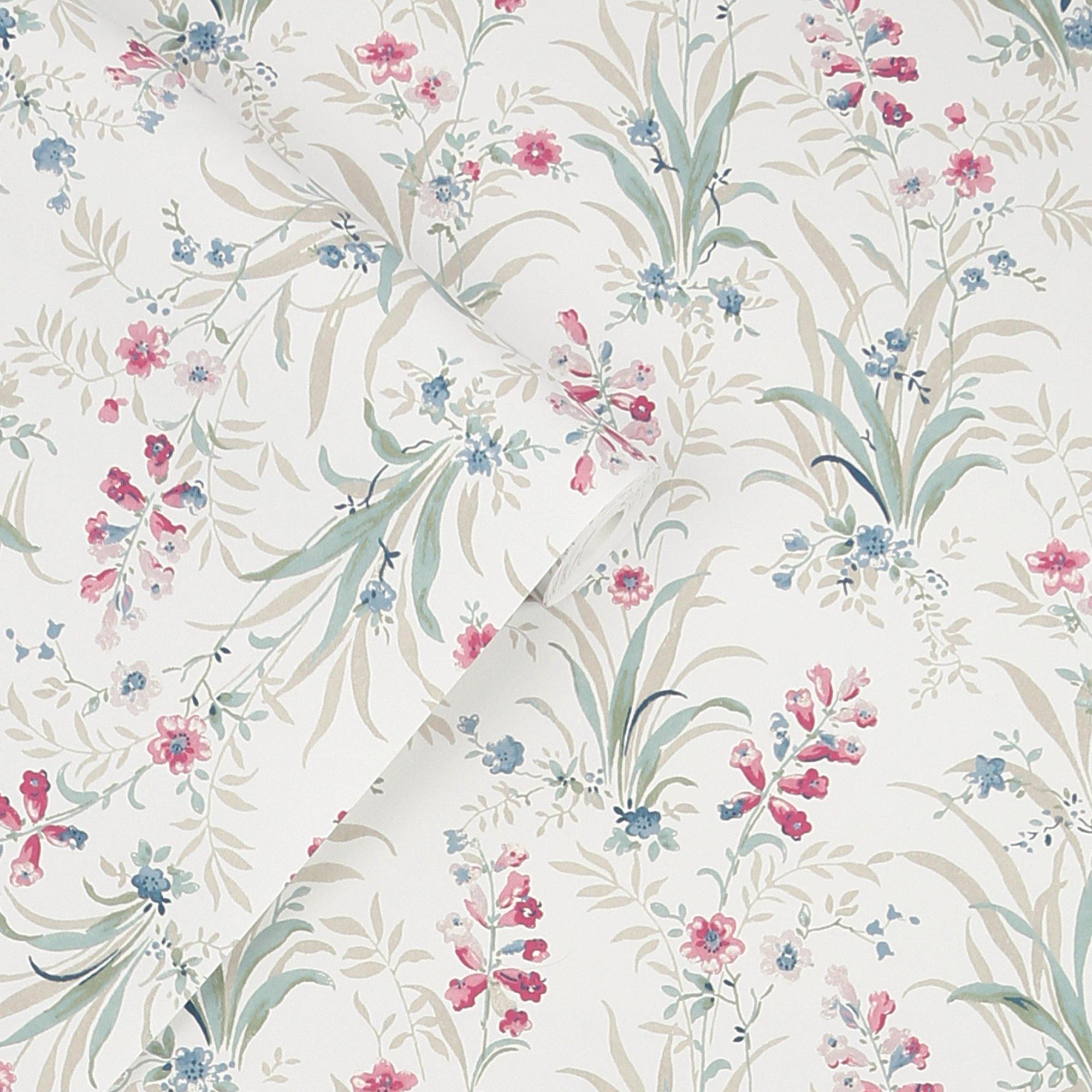 Natural - Laura Ashley - Mosedale Posy Soft Natural Wallpaper - 4