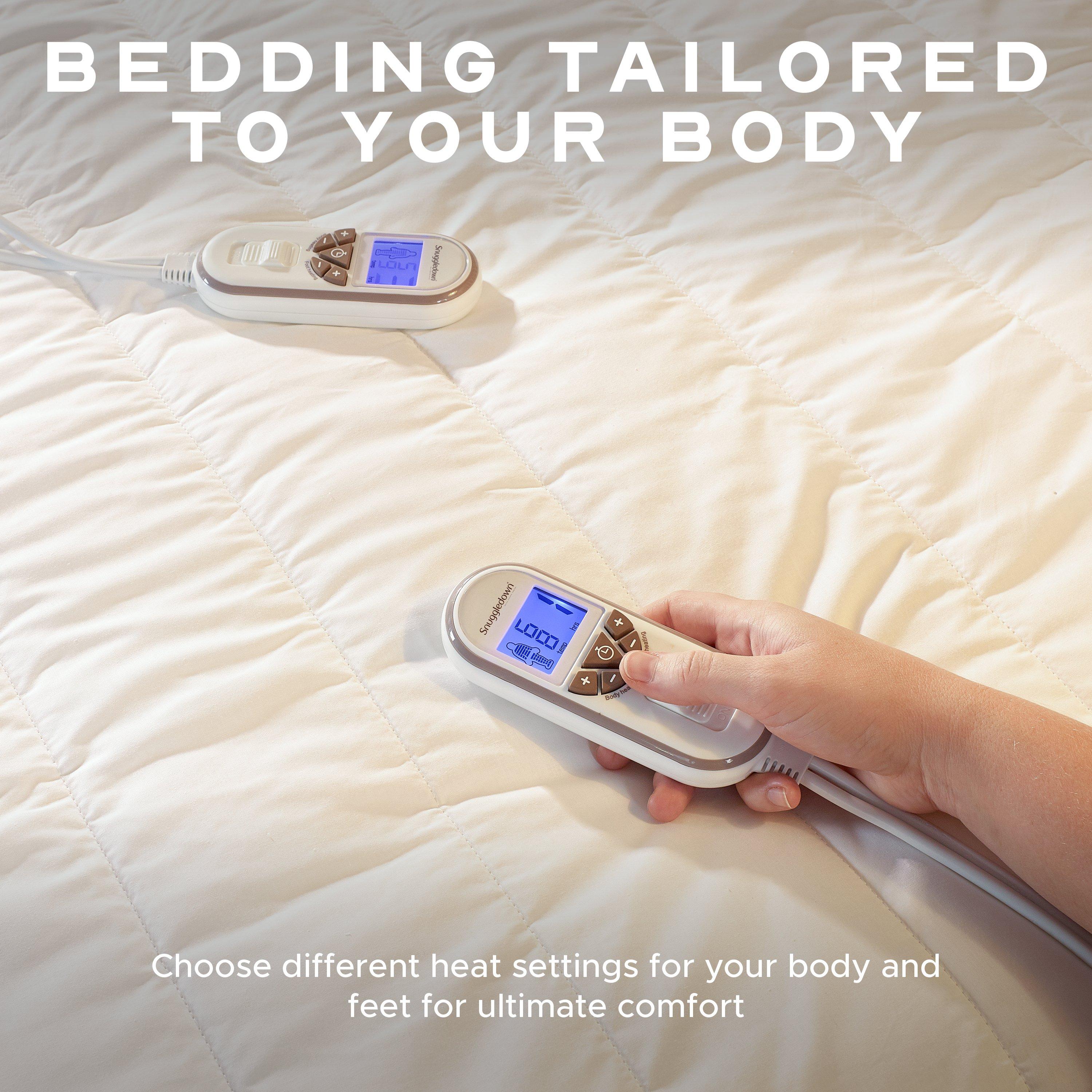 White - Snuggledown - Intelligent Warmth Heated Topper - 3