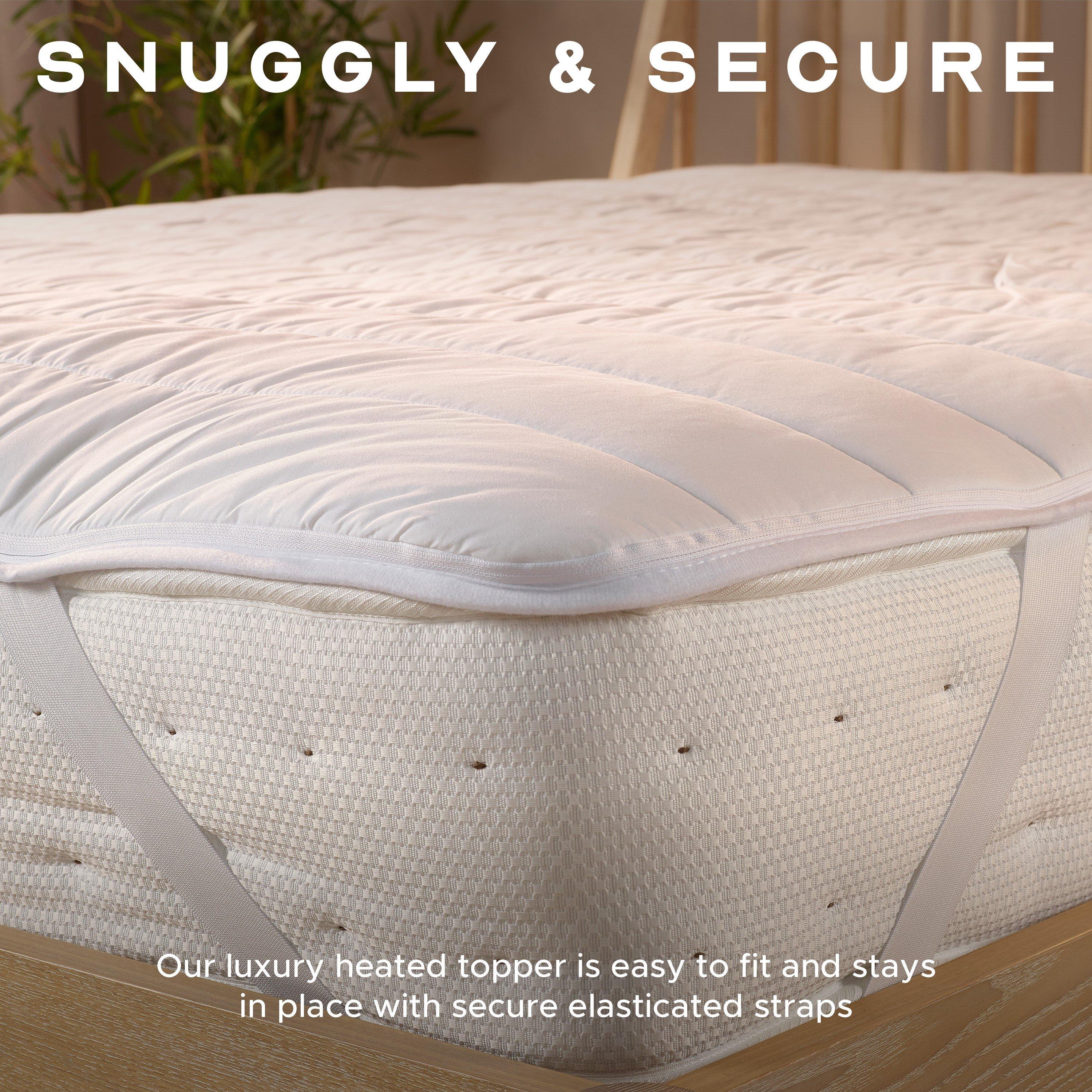 White - Snuggledown - Intelligent Warmth Heated Topper - 5