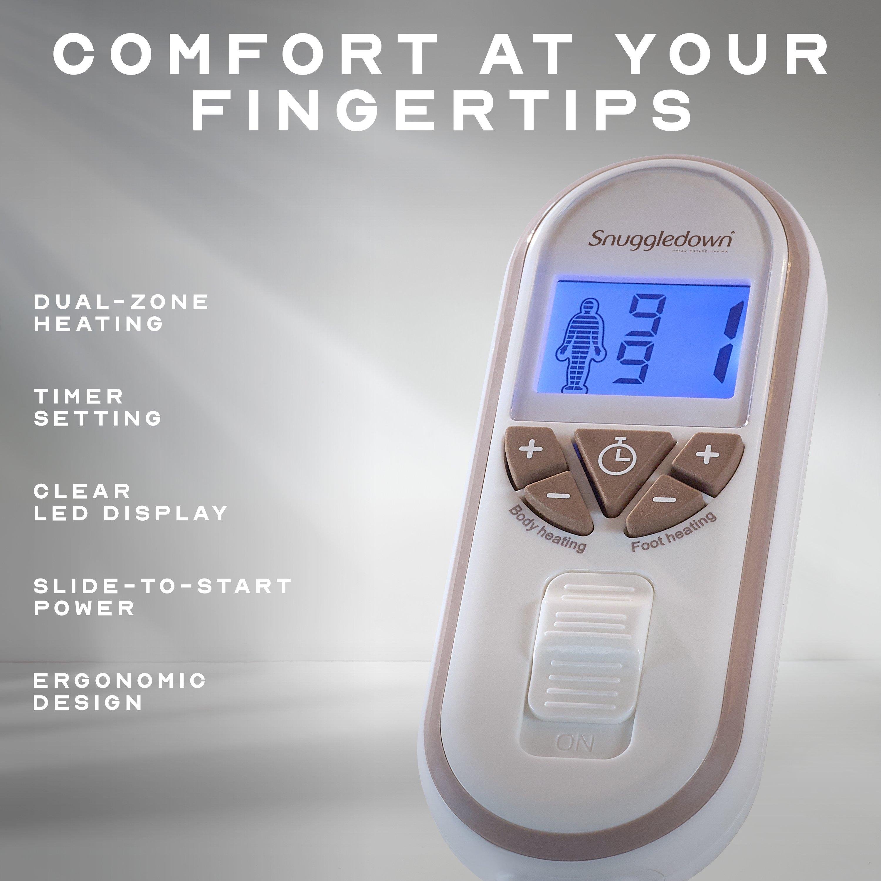 White - Snuggledown - Intelligent Warmth Heated Topper - 7