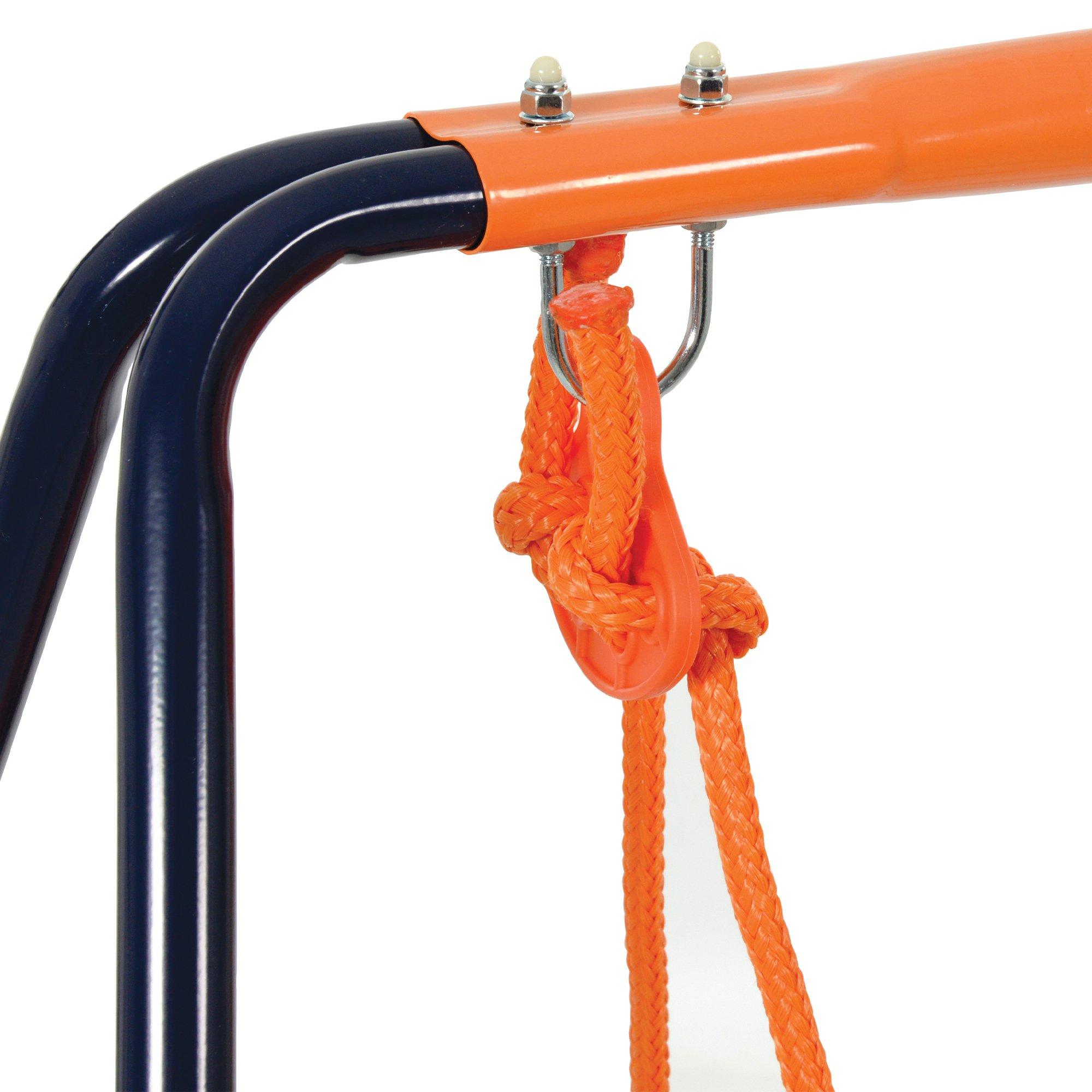 Orange - Hedstrom - Fast Folding Musical Toddler Swing - 8