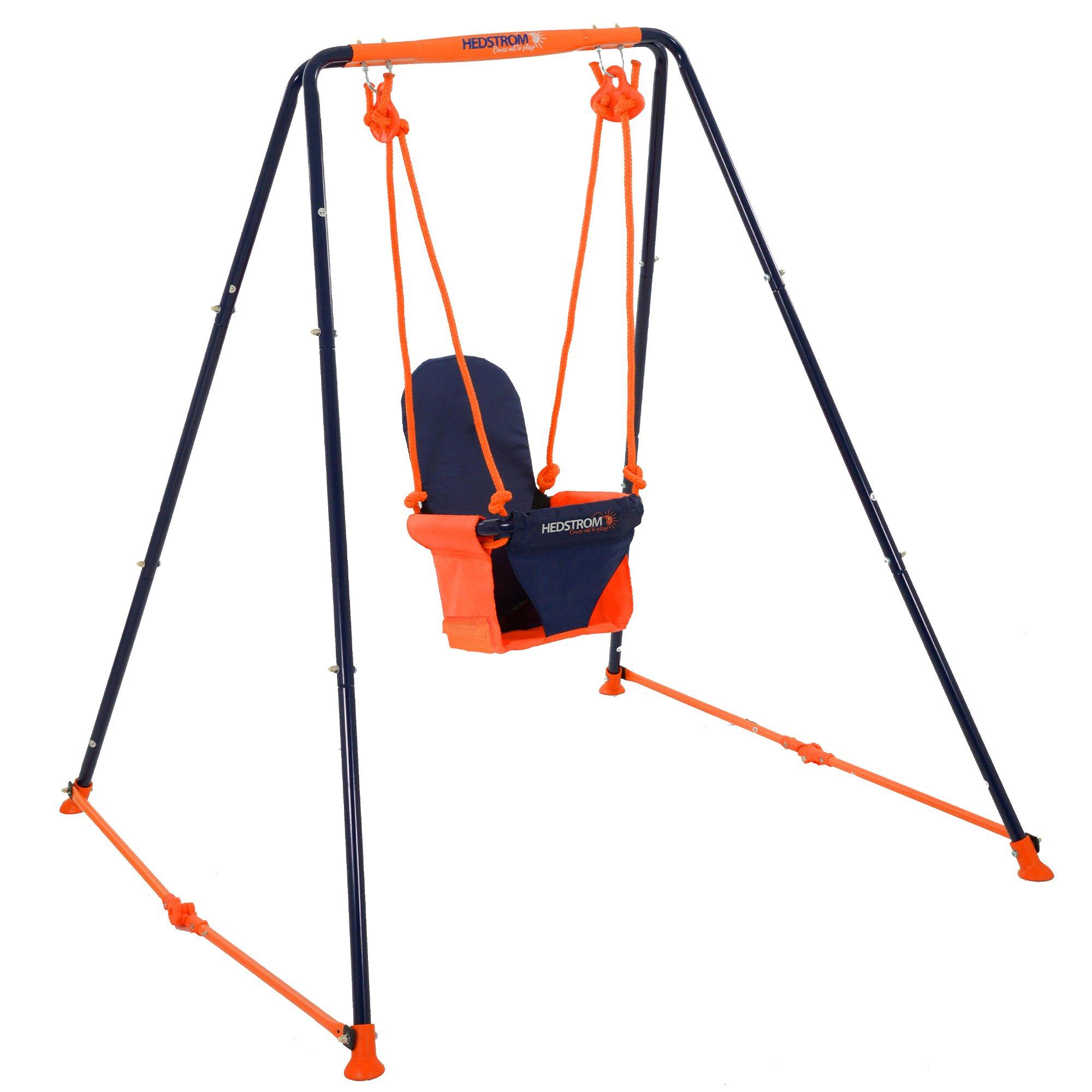 Orange - Hedstrom - Fast Folding Musical Toddler Swing - 9