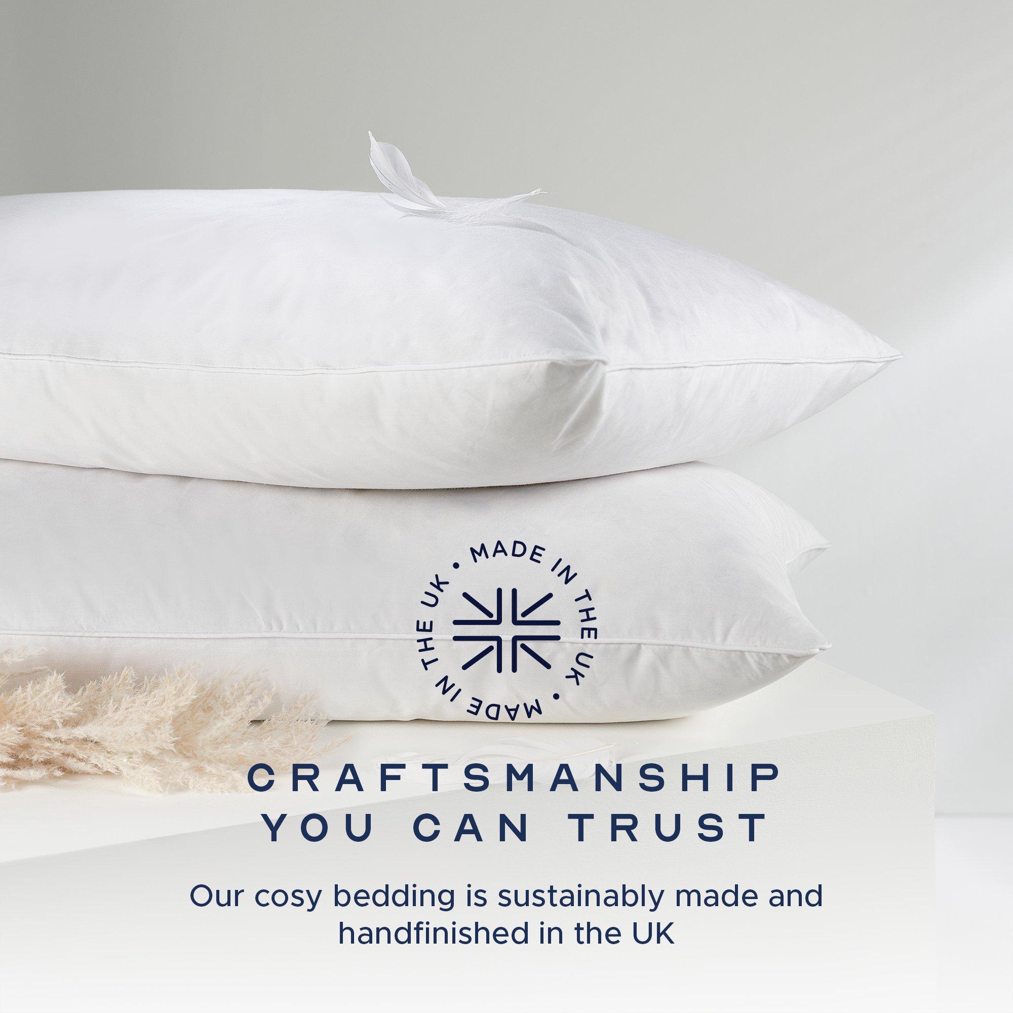 White - Snuggledown - Scandinavian Duck Feather And Down Medium Support - 5