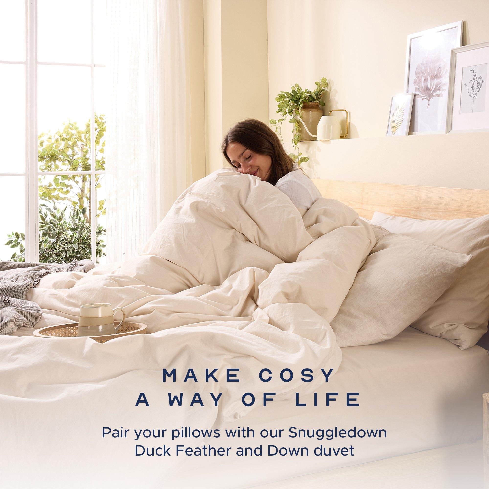 Snuggledown Scandinavian Duck Feather And Down Medium Support