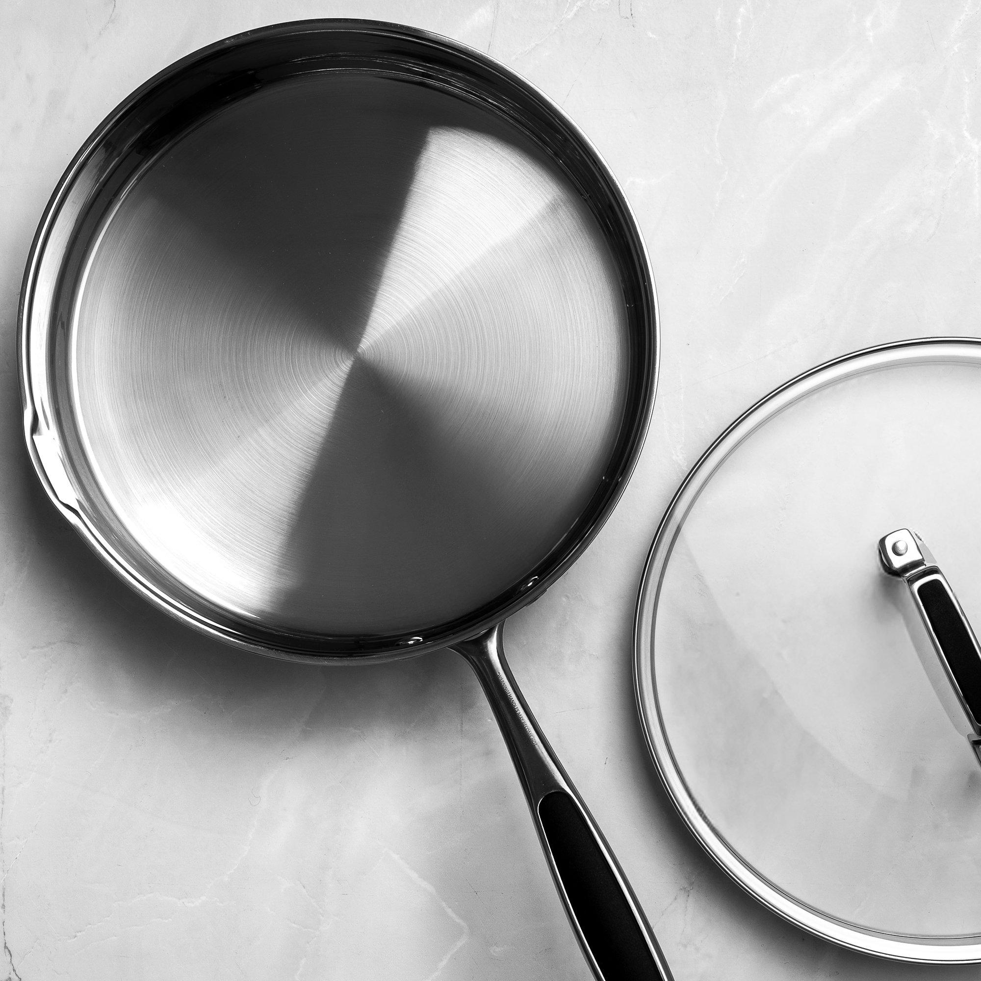 Stainless Steel - Prochef - STAINLESS STEEL SAUTE PAN - 4