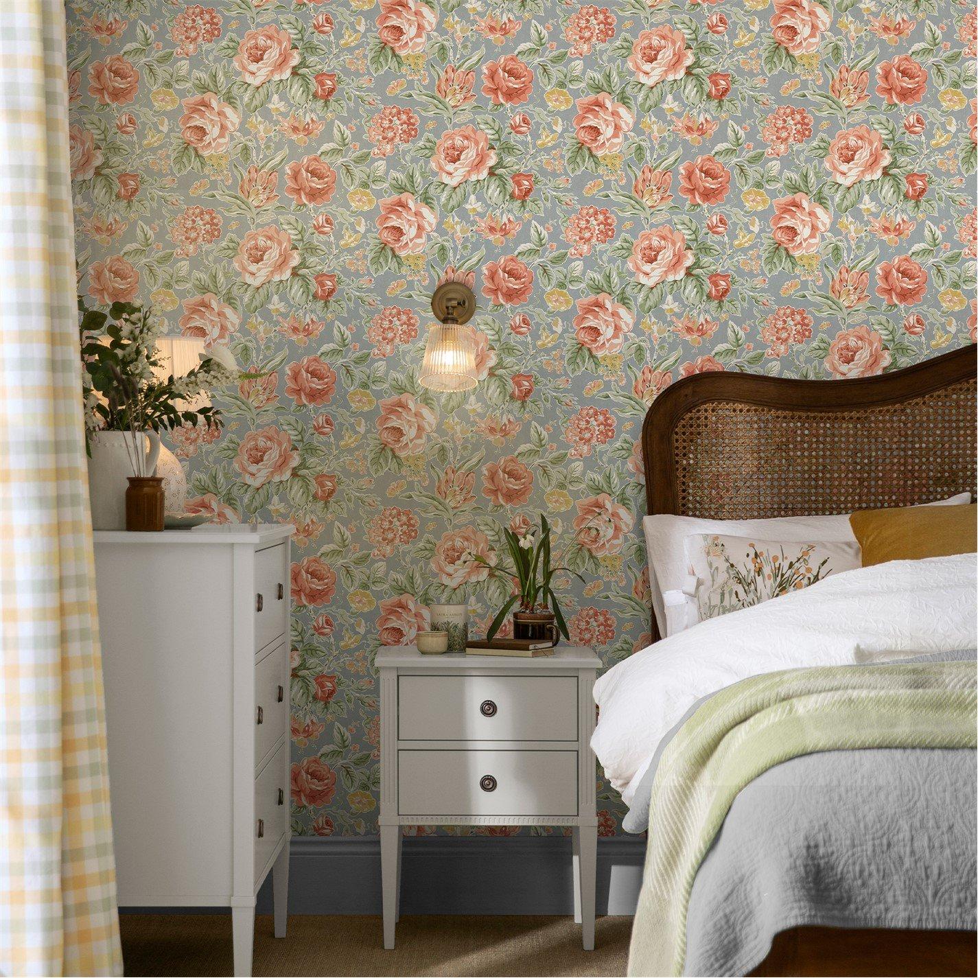 Ochre - Laura Ashley - Laura Ashley Wild Roses Ochre Yellow Wallpaper - 2