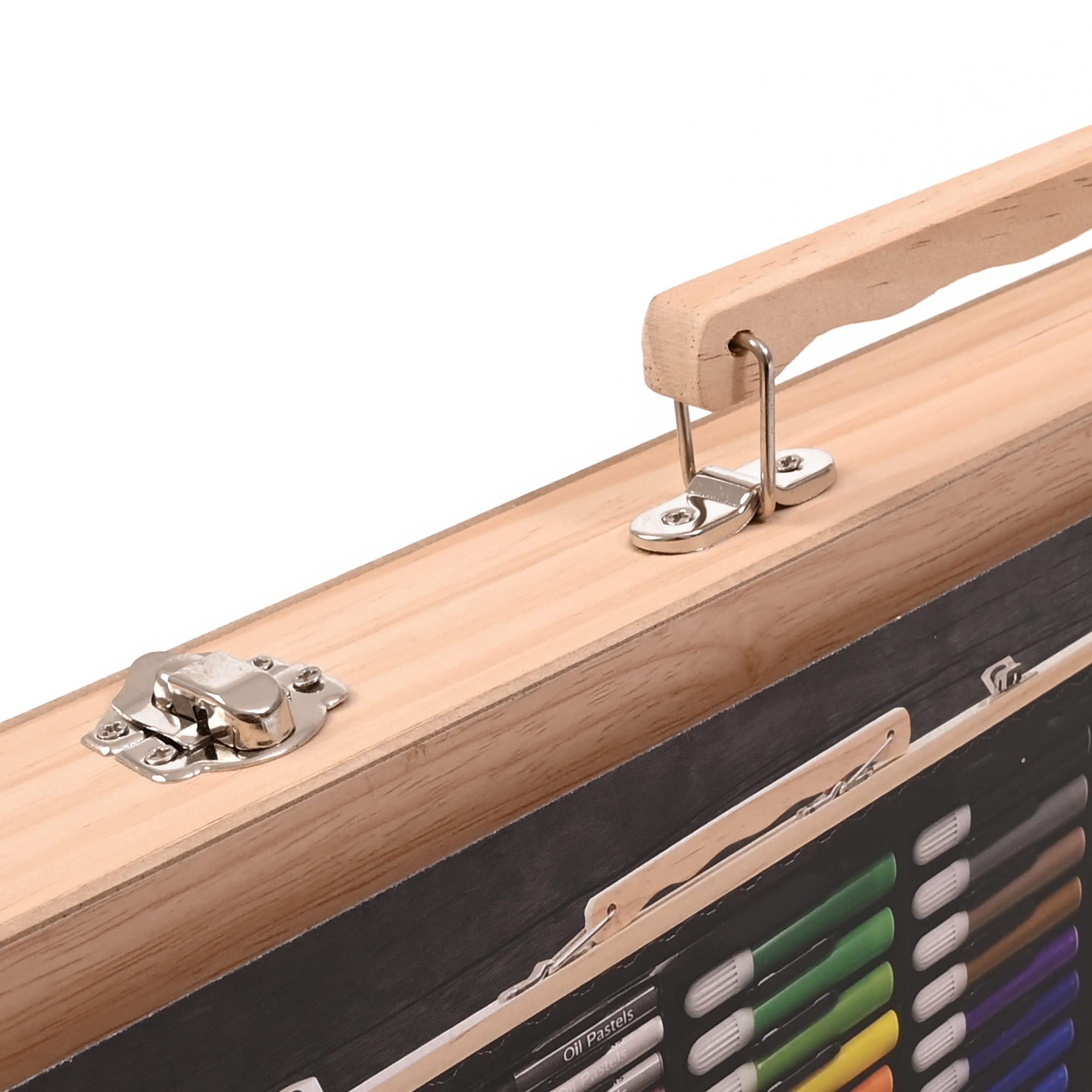 Multi Colour - Kandytoys - Kids 168 Piece Wooden Art Set - 4