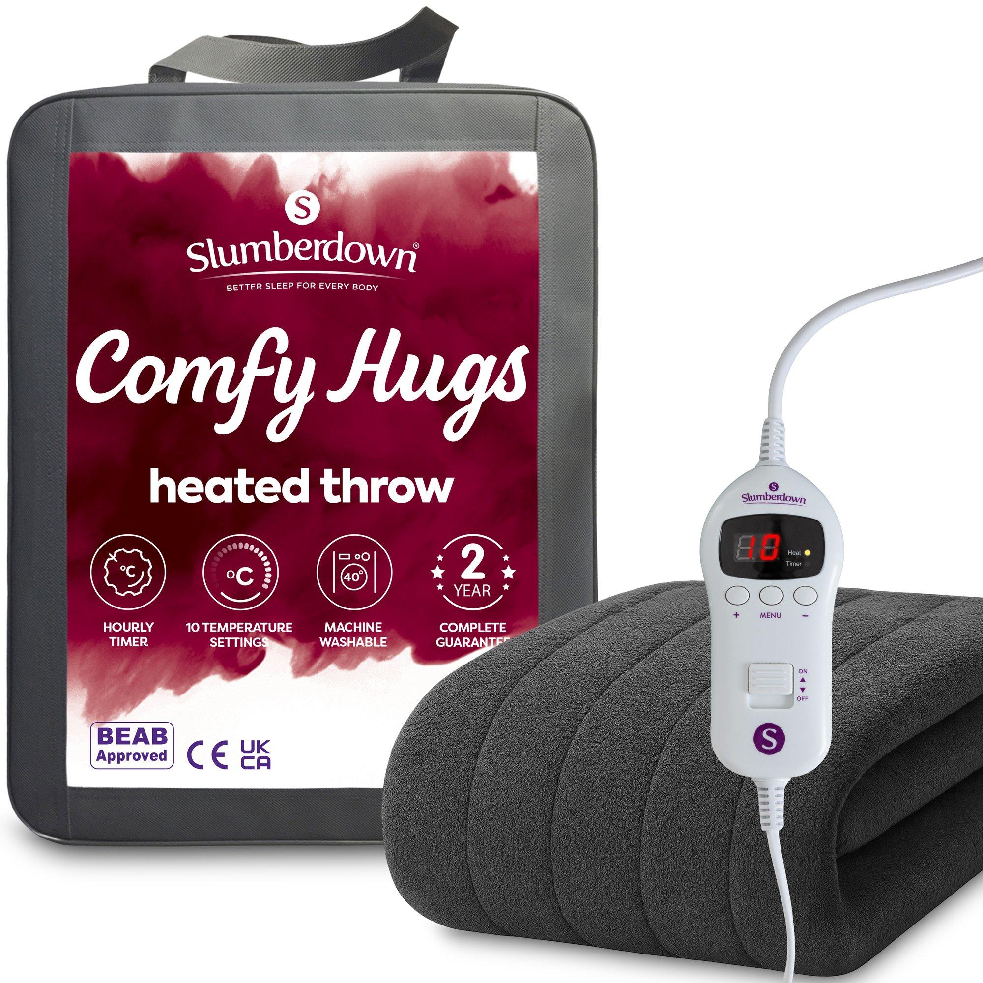 Comfy Hugs Heated Throw