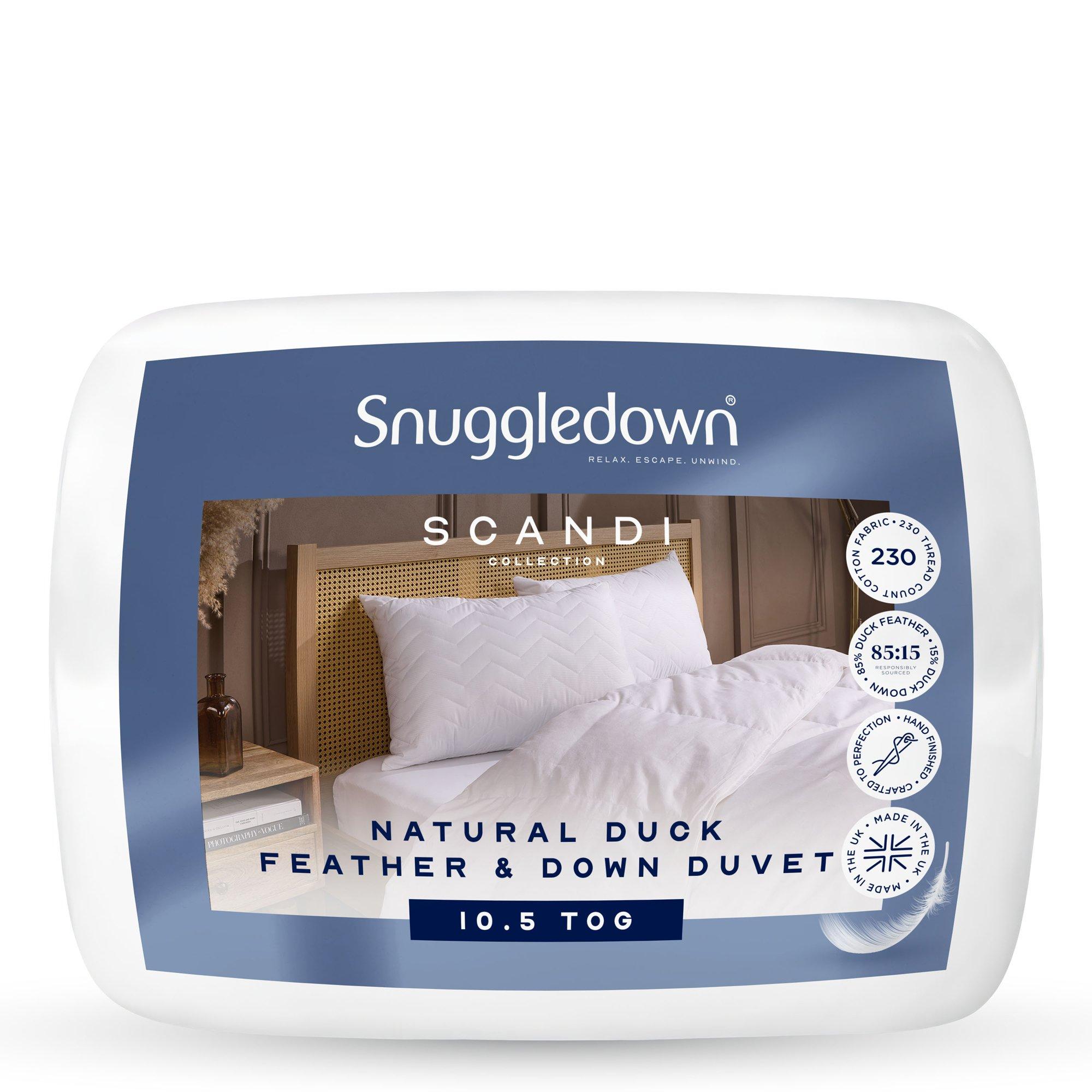 White - Snuggledown - Duck Feather And Down Duvet 10.5 Tog - 1