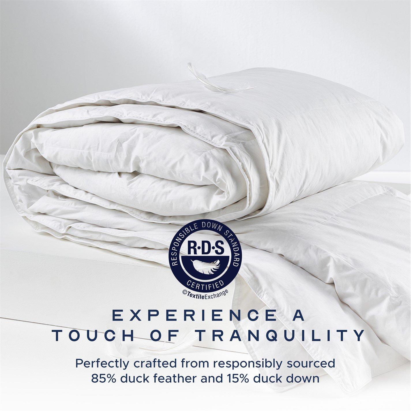 White - Snuggledown - Scandi Duck Feather And Down 10.5 Duvet - 4