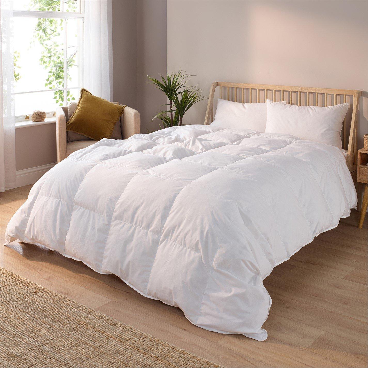 White - Snuggledown - Scandi Duck Feather And Down 10.5 Duvet - 10