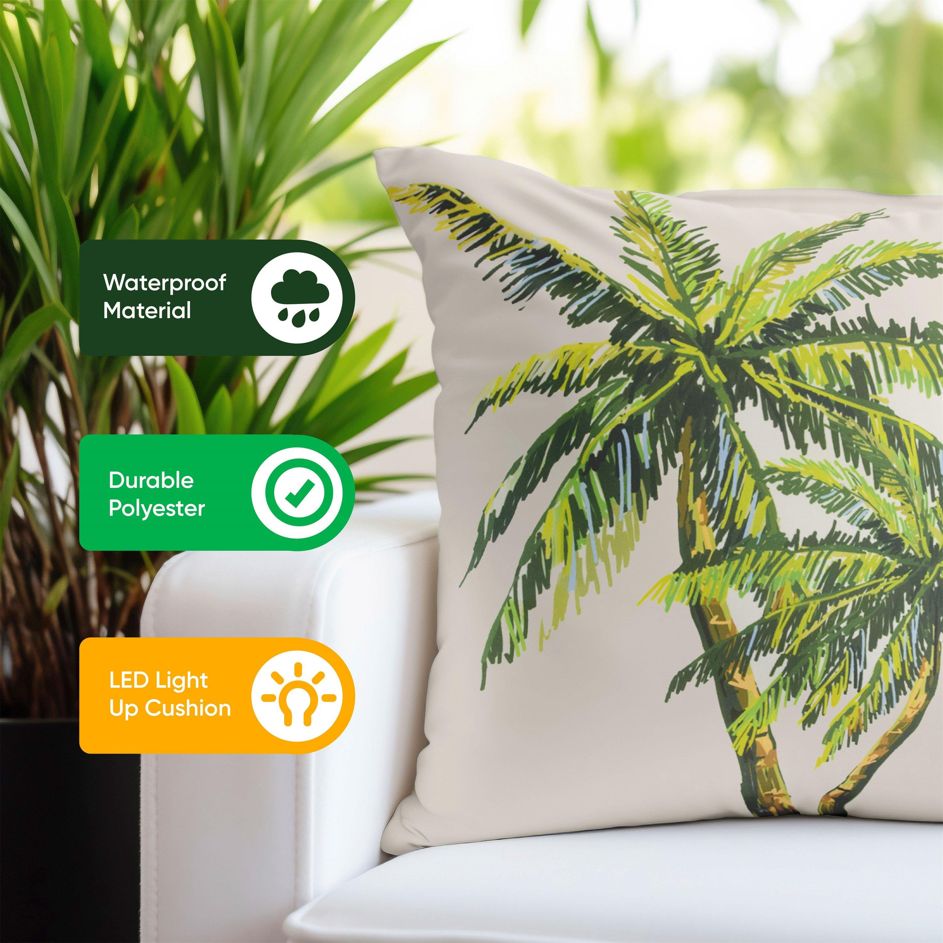 Palm Print - Streetwize - Outdoor Scatter Cushions - Light Up Palm - 5