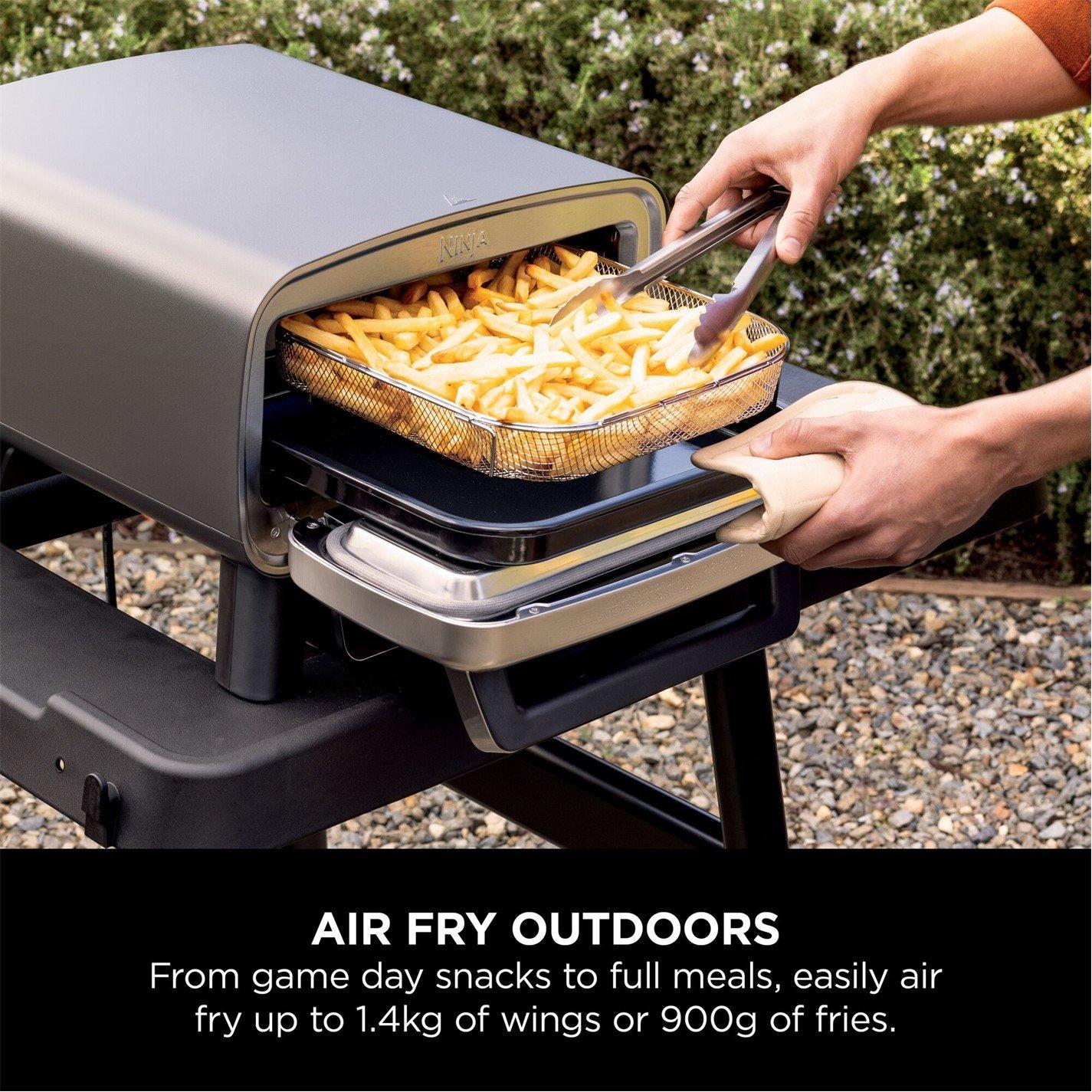 Grey - Ninja - Artisan Outdoor Pizza & Air Fry Oven MO201UK - 10