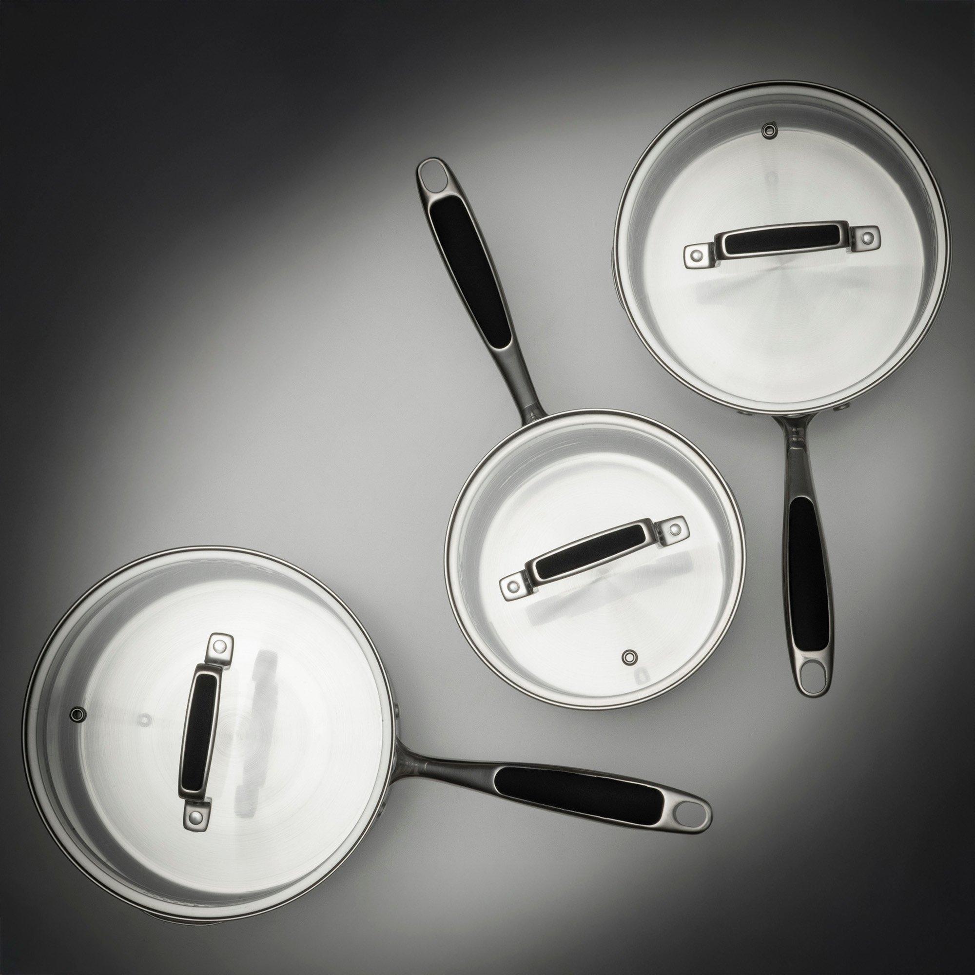 Stainless Steel - Prochef - STAINLESS STEEL PAN SET - 6