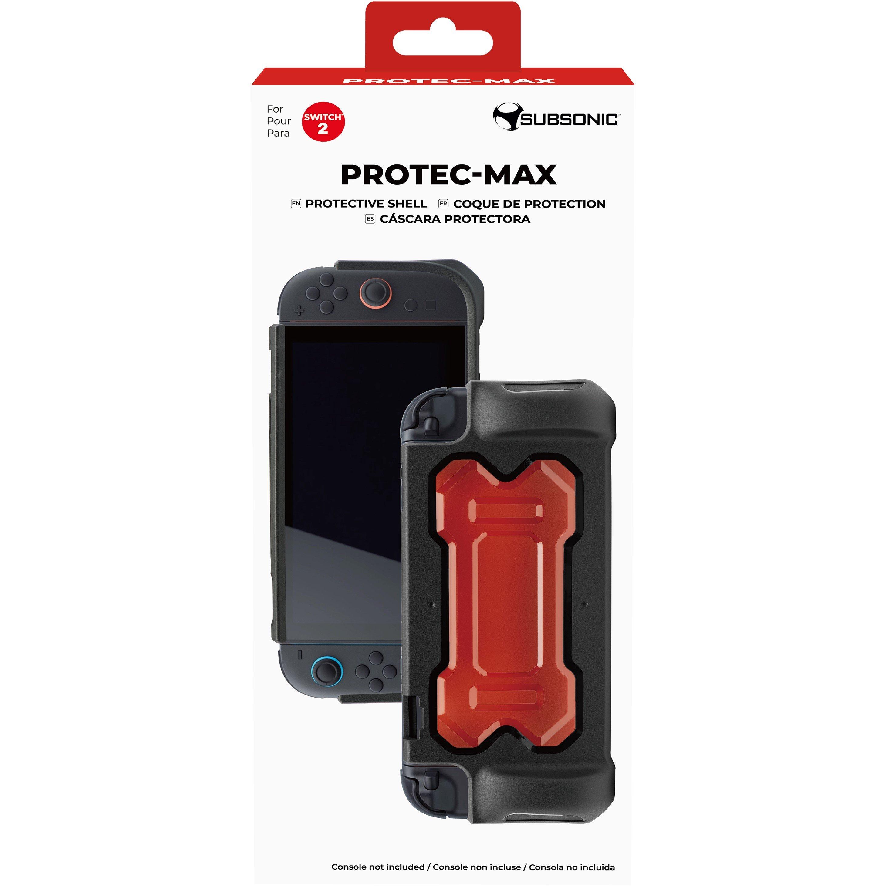 Black / Red - Subsonic - Protec-Max Protective Case For Nintendo Switch 2 - 6