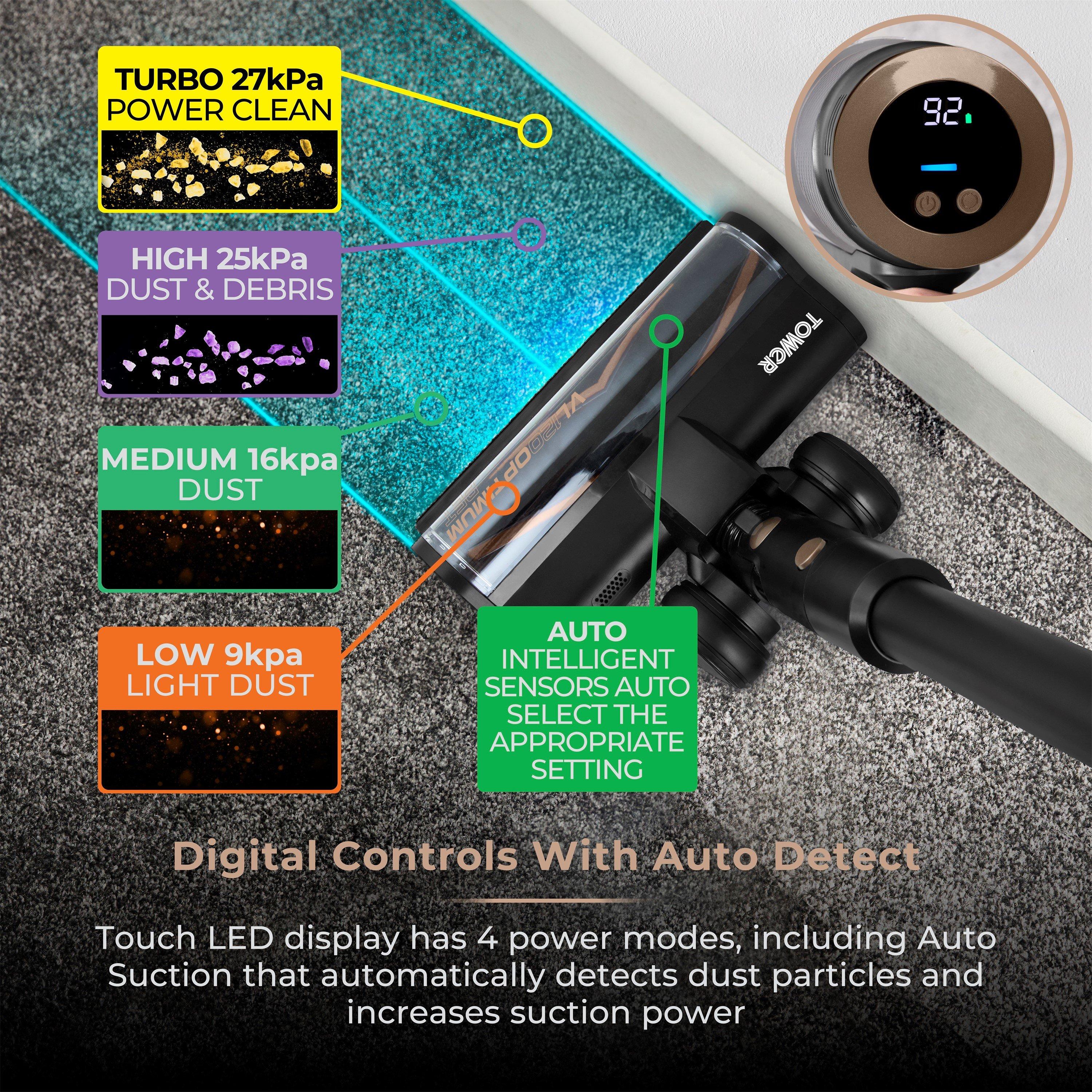 Bronze - Tower - VL120 EVO Optimum 33.3V BLDC Detect Cordless Vacuu - 5