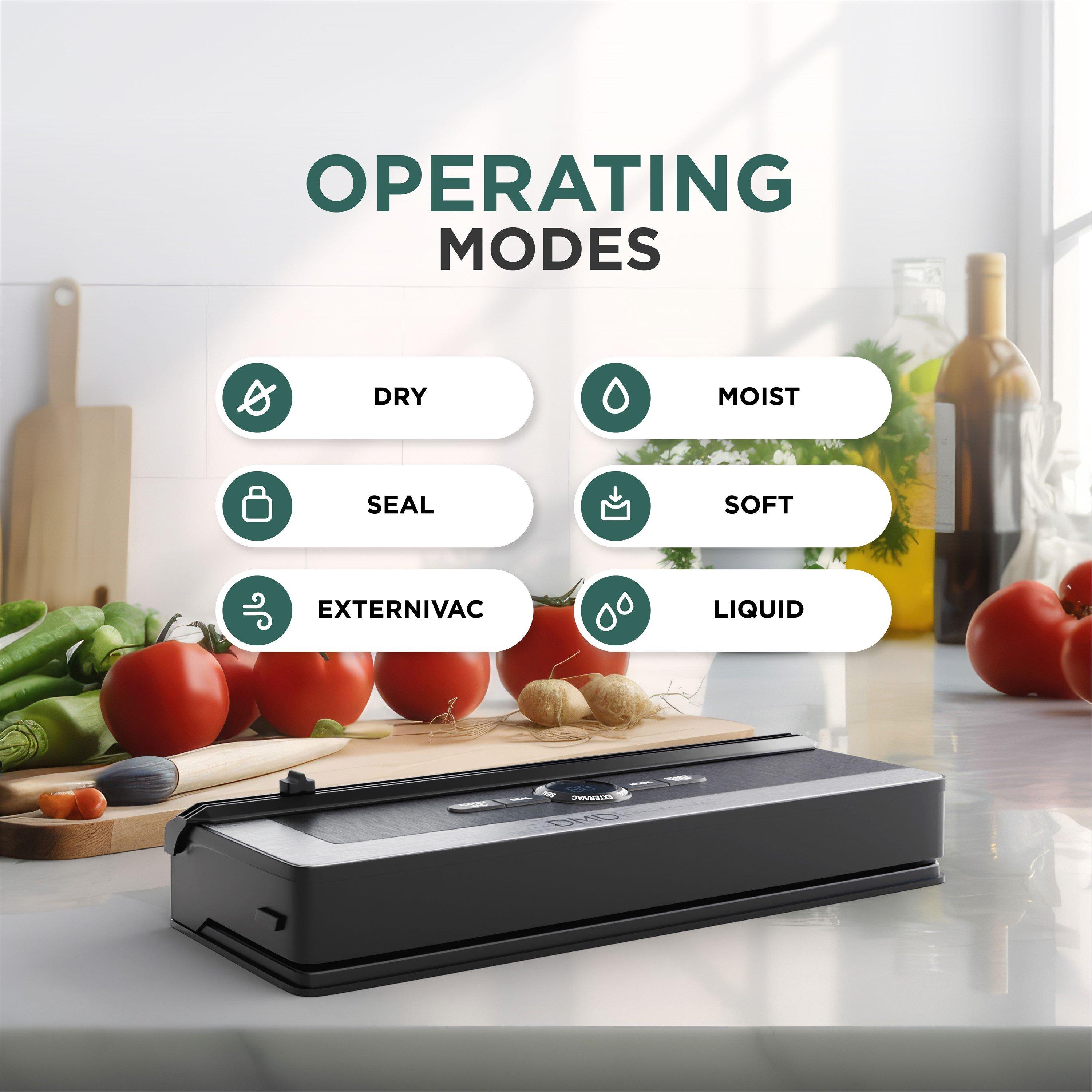 Black - DMD Collective - Vacuum Sealer Starter Kit - 5