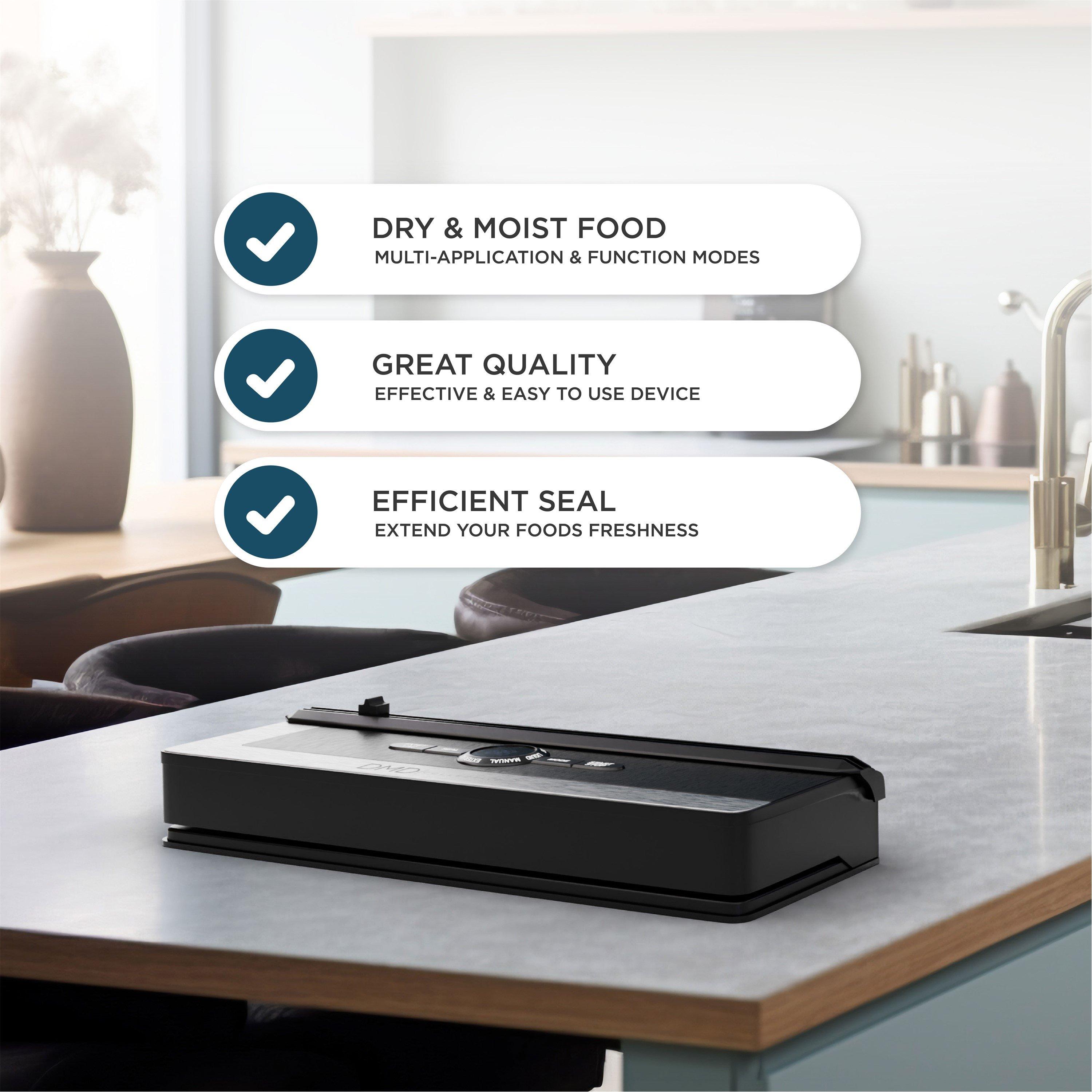 Black - DMD Collective - Vacuum Sealer Starter Kit - 7