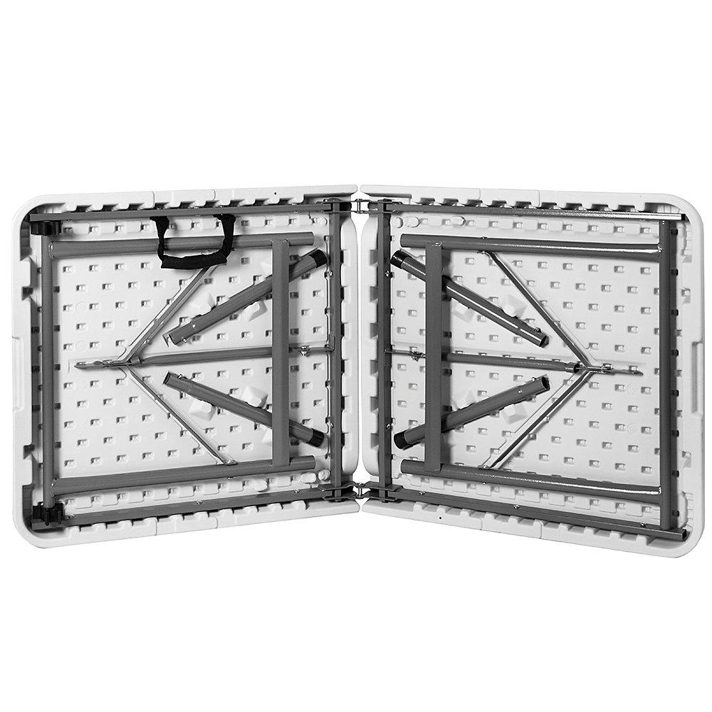 White - Lassic - Home Vida Folding Table, 4ft - 3