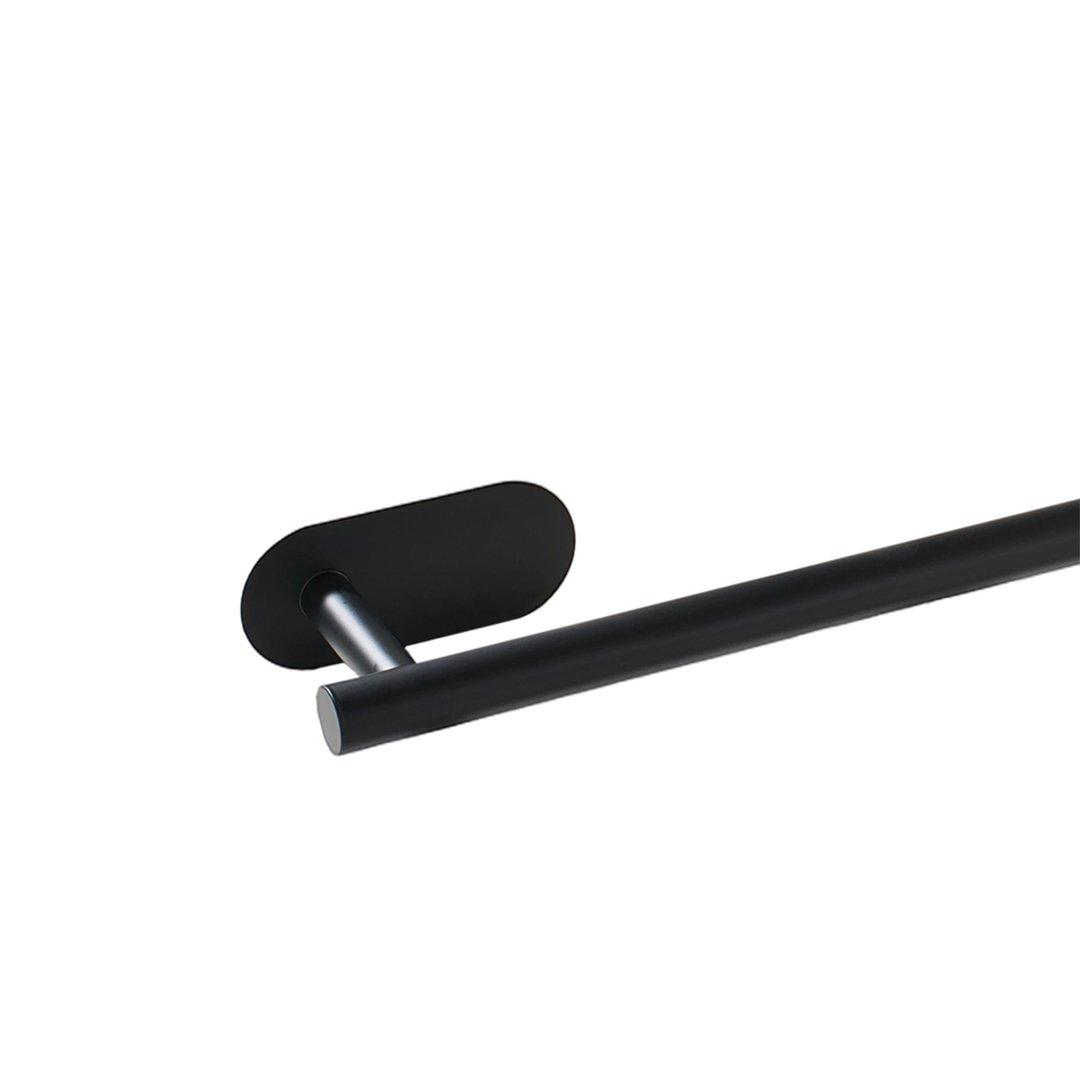 Black - LIFE IDEAS - 8-Piece Bathroom Hardware Set - 9