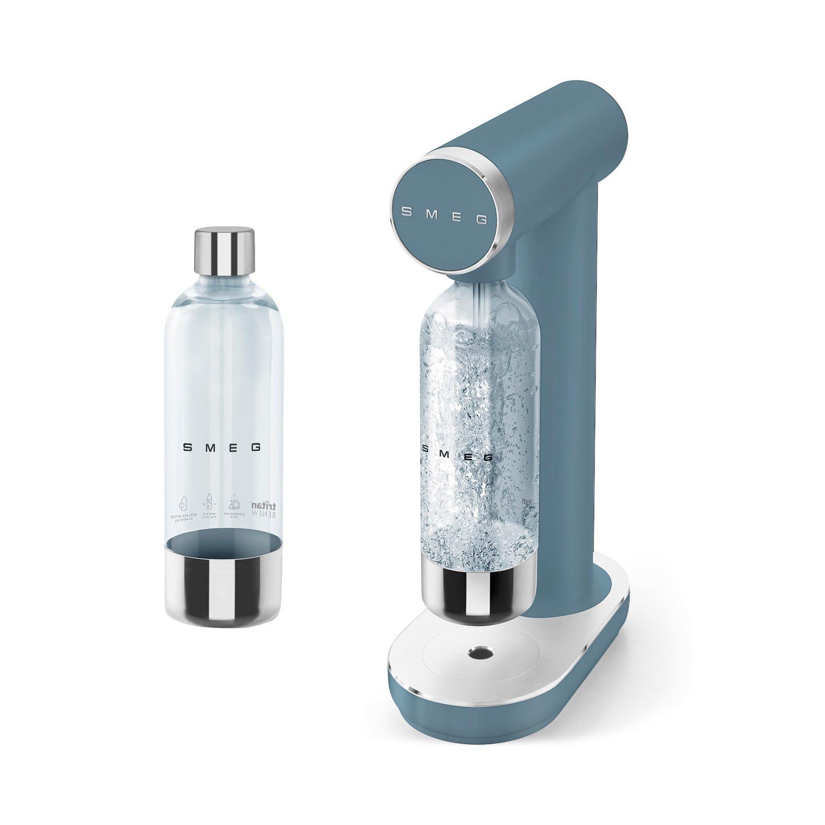 Smeg Soda Maker Blue With Additional Bottle - Image 3