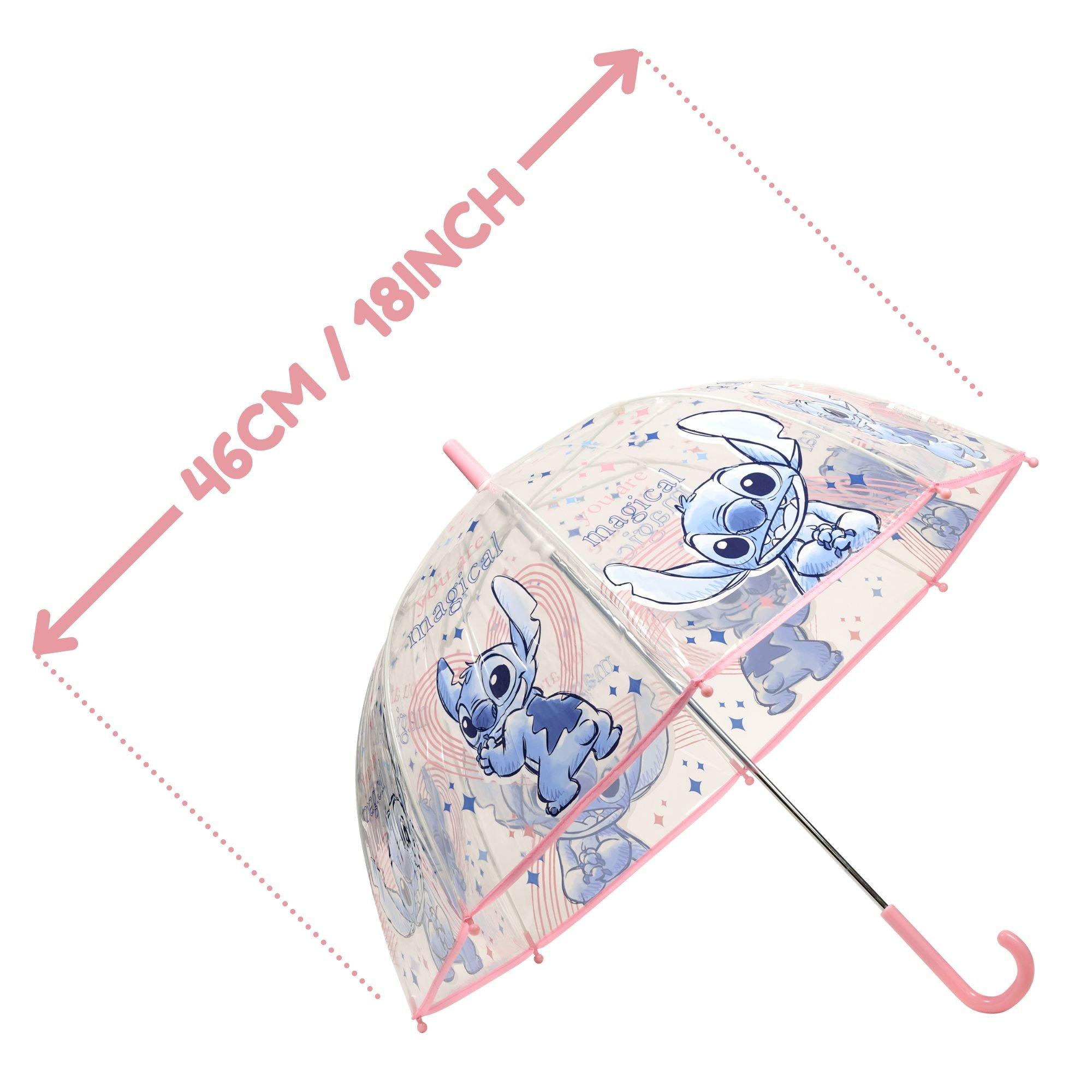Blue - Disney Stitch - Stitch Transparent Bell Umbrella 19 Inch - 5