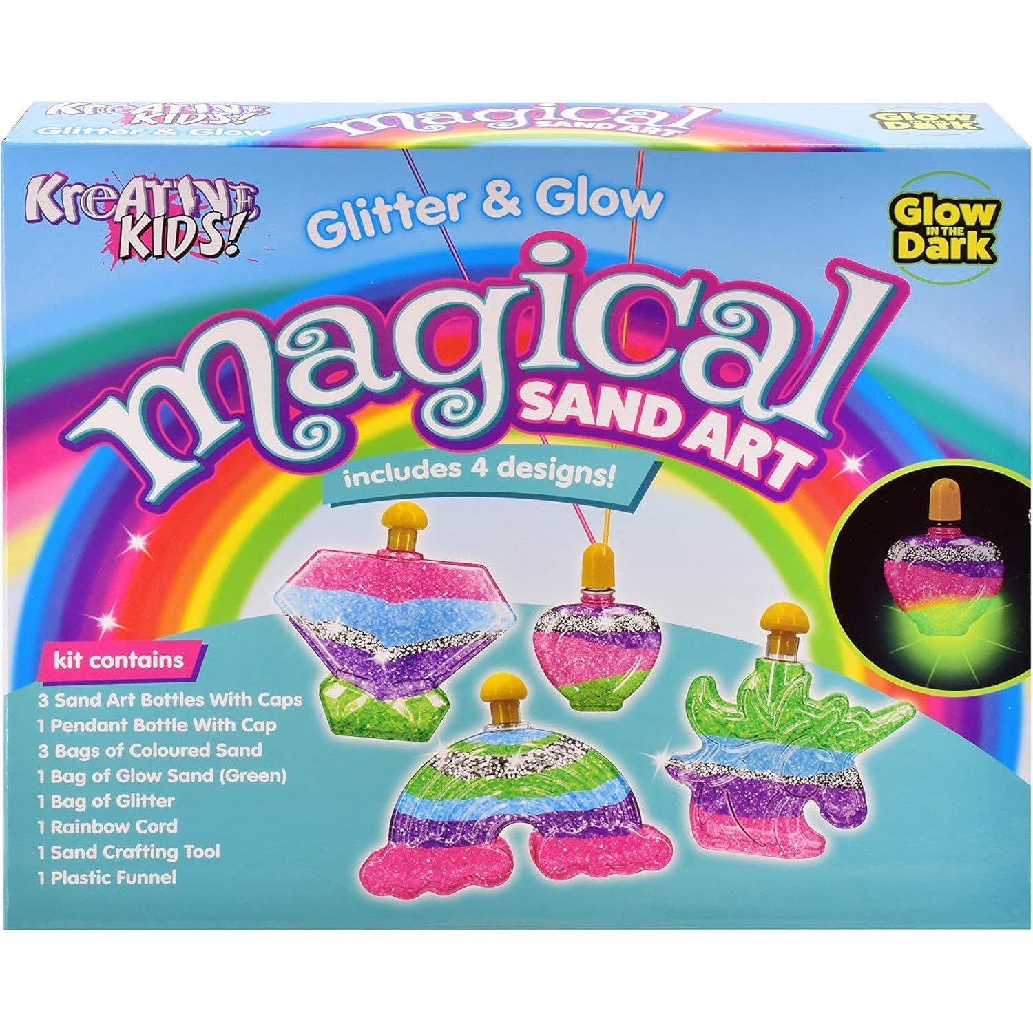 Multi Colour - Kandytoys - Glitter And Glow Magical Sand Art Set