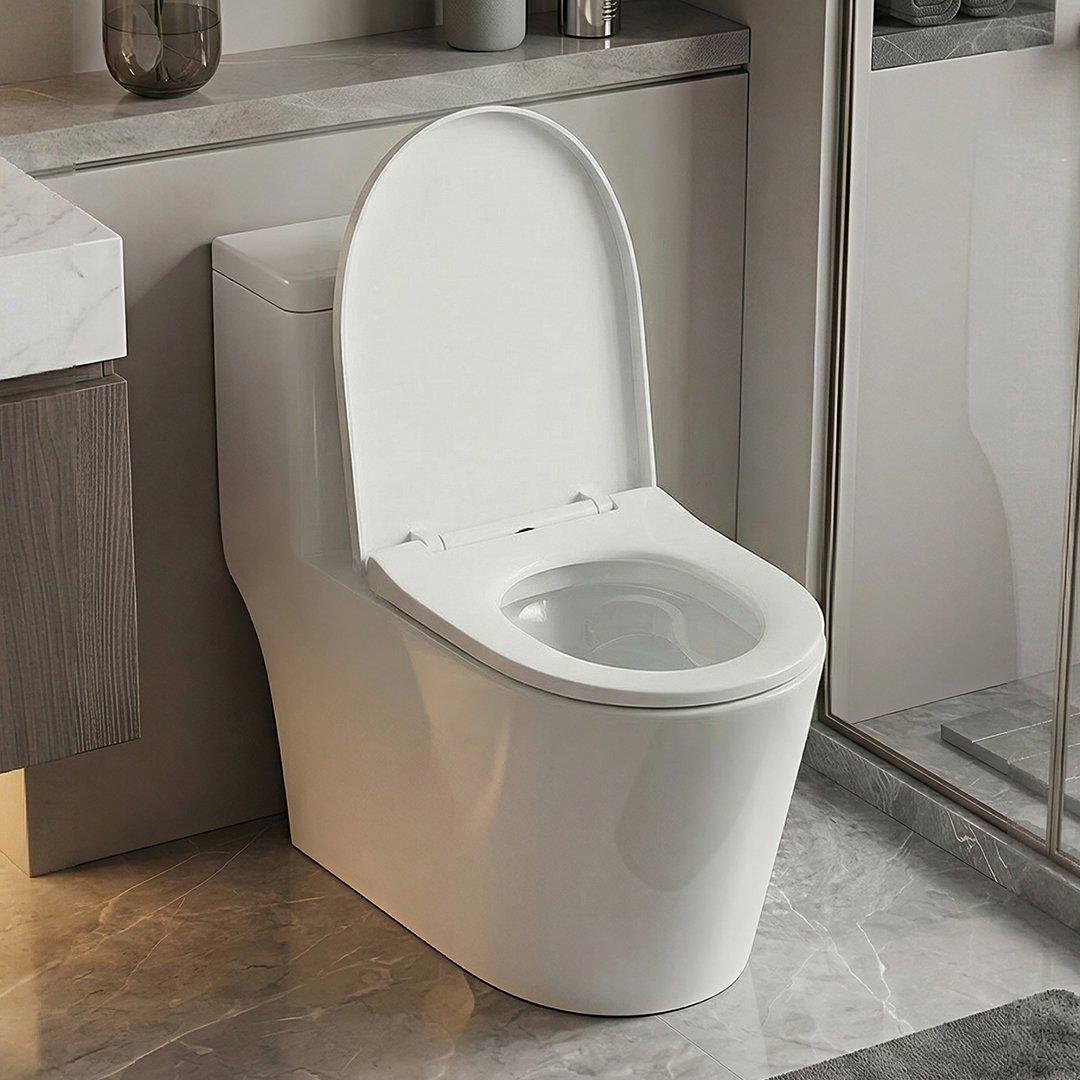 White - LIFE IDEAS - U-Shaped Soft-Close Toilet Seat - 1