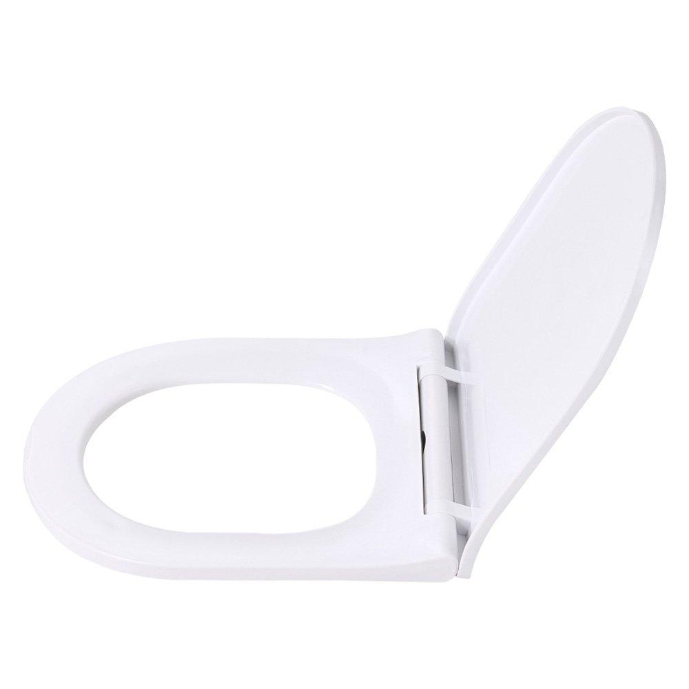 White - LIFE IDEAS - U-Shaped Soft-Close Toilet Seat - 4