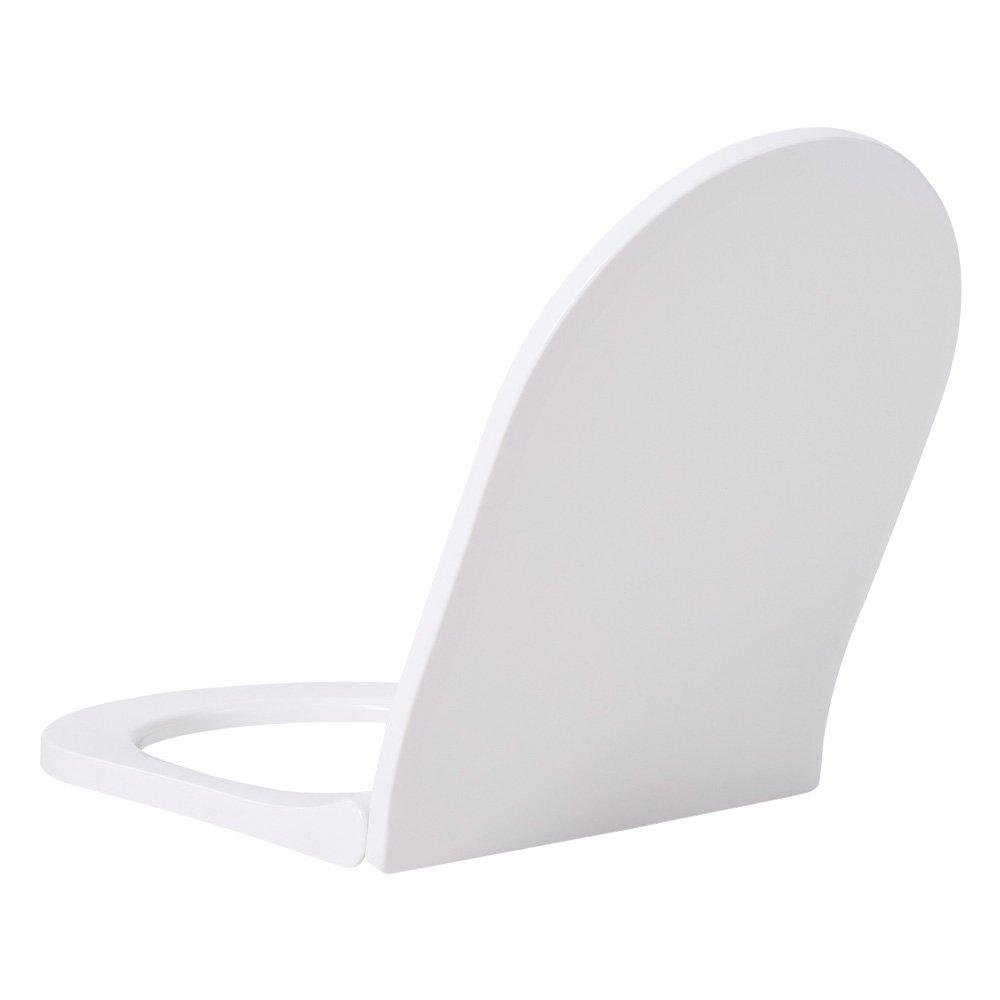 White - LIFE IDEAS - U-Shaped Soft-Close Toilet Seat - 5