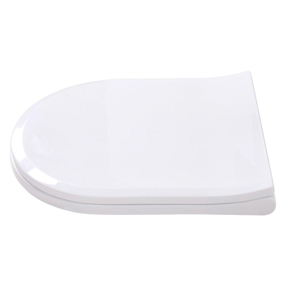 White - LIFE IDEAS - U-Shaped Soft-Close Toilet Seat - 6