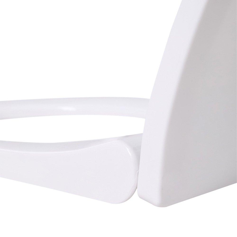 White - LIFE IDEAS - U-Shaped Soft-Close Toilet Seat - 9