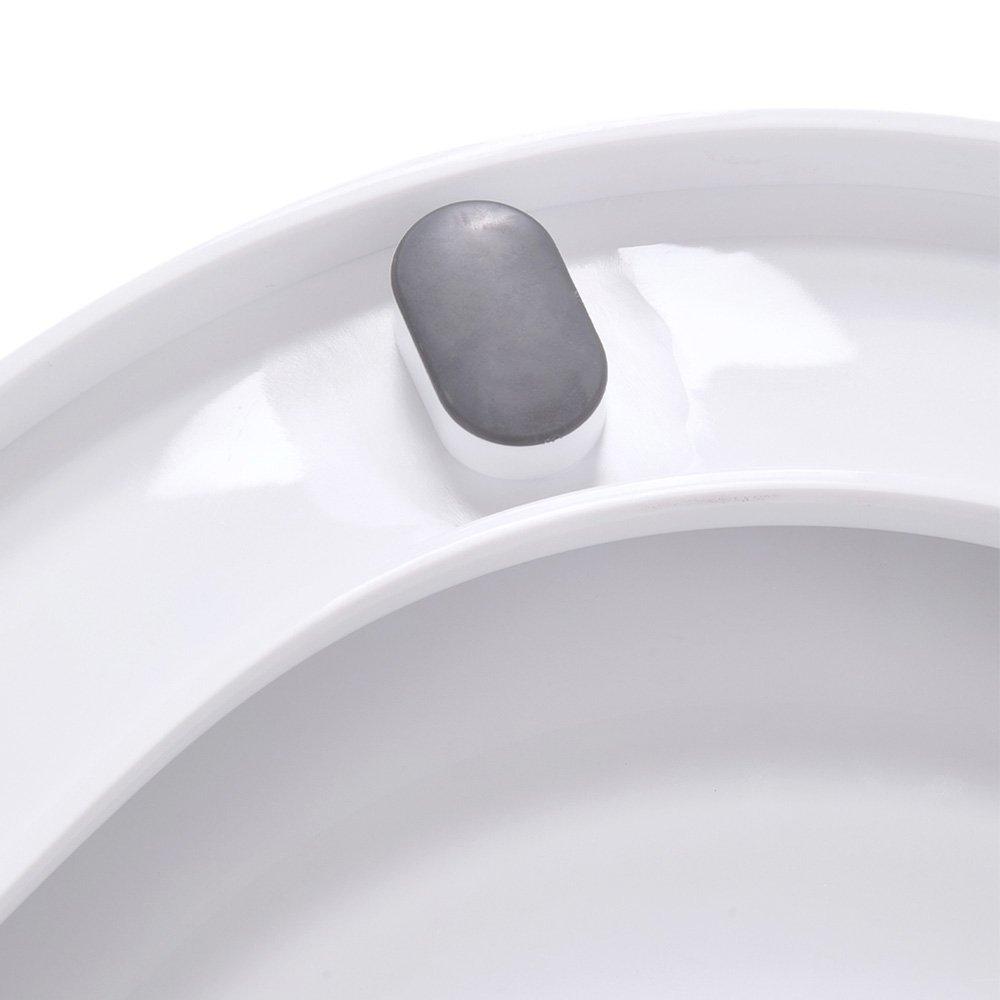 White - LIFE IDEAS - U-Shaped Soft-Close Toilet Seat - 10