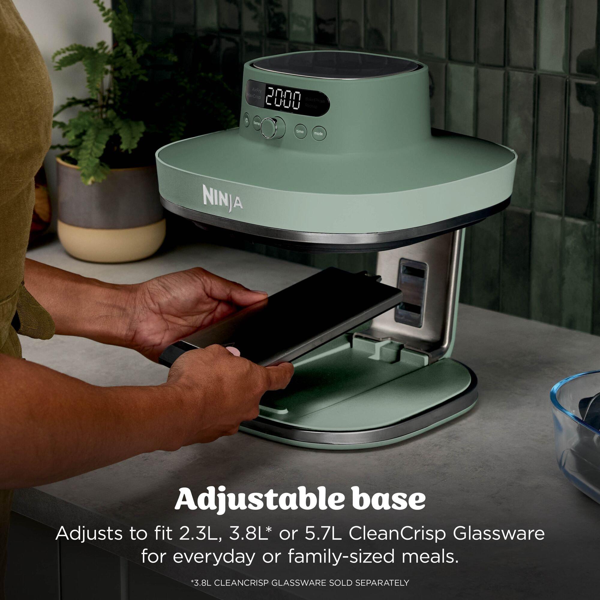 Moss Green - Ninja - CRISPi PRO 5-in-1 Glass Air Fryer AS090UKGN - 4