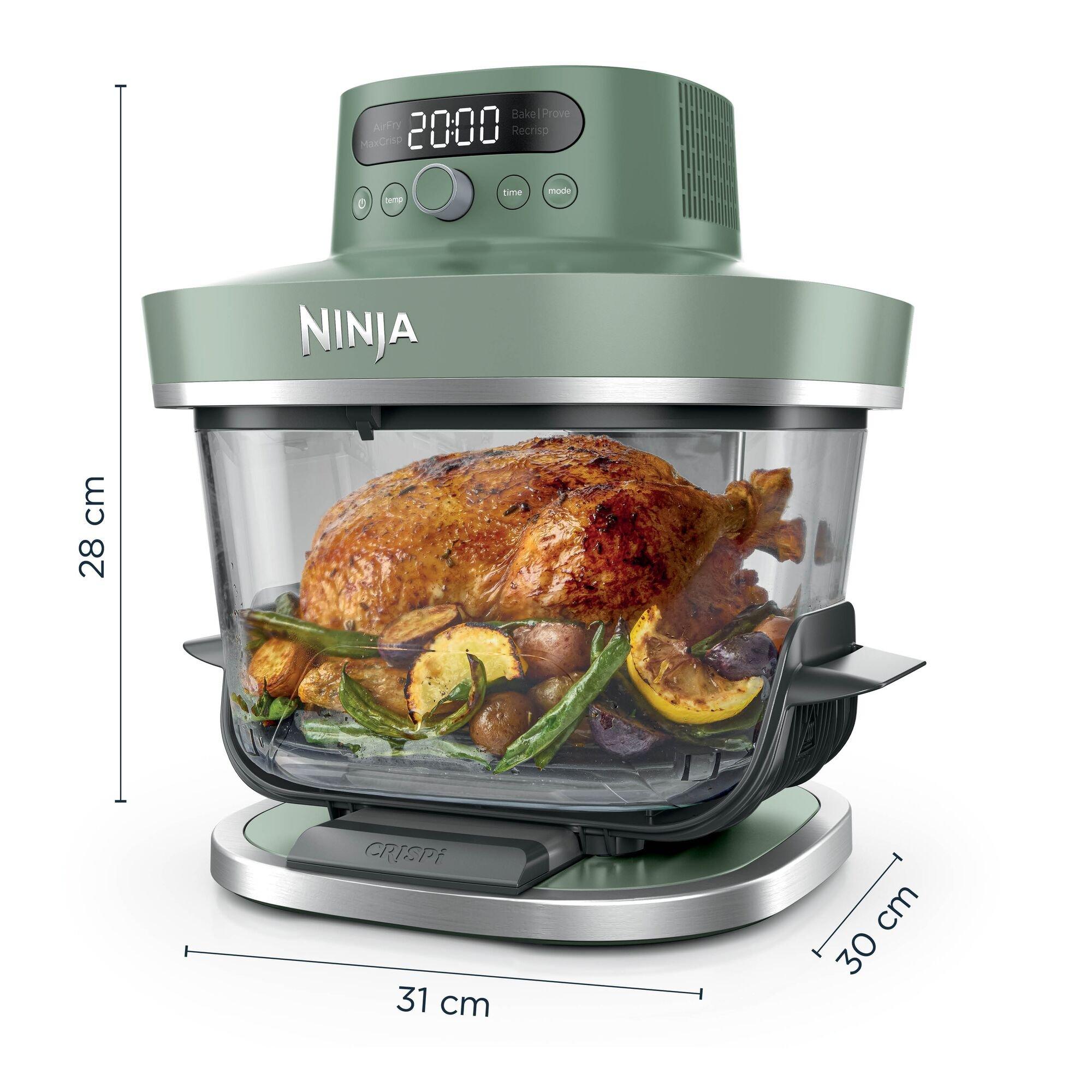 Moss Green - Ninja - CRISPi PRO 5-in-1 Glass Air Fryer AS090UKGN - 9
